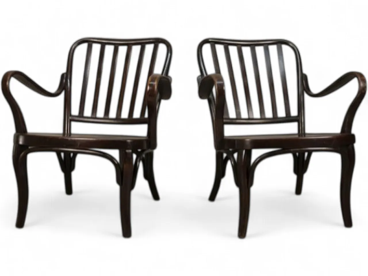 Coppia di poltrone n. 752 di Josef Frank per Thonet, anni '30 9