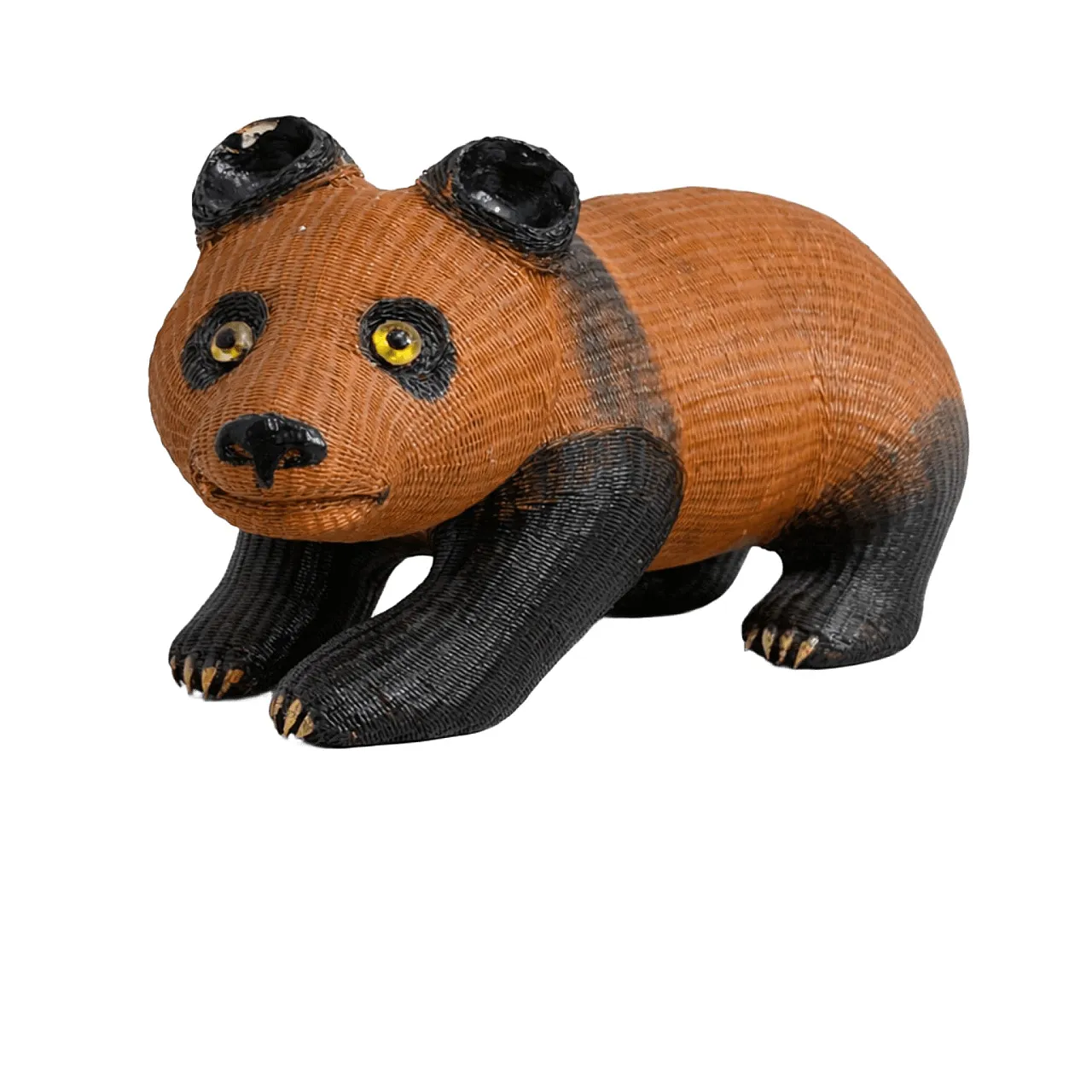 Wicker-woven panda, China, 1970s 1
