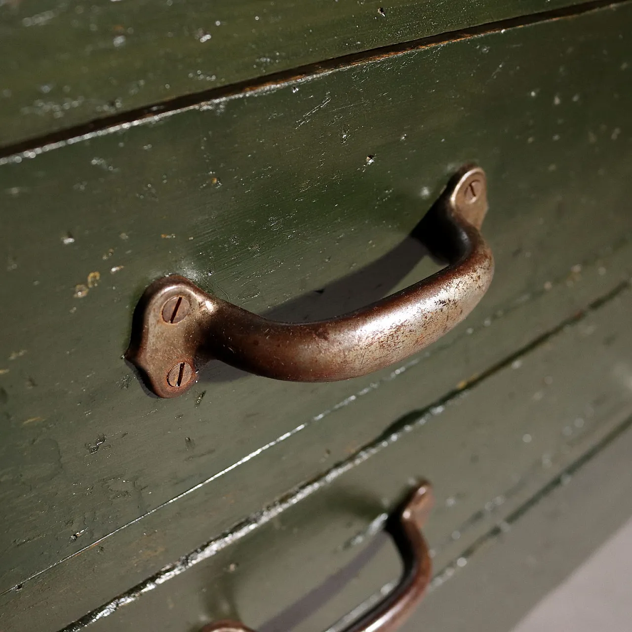 Cassettiera industriale in ferro, '900 5