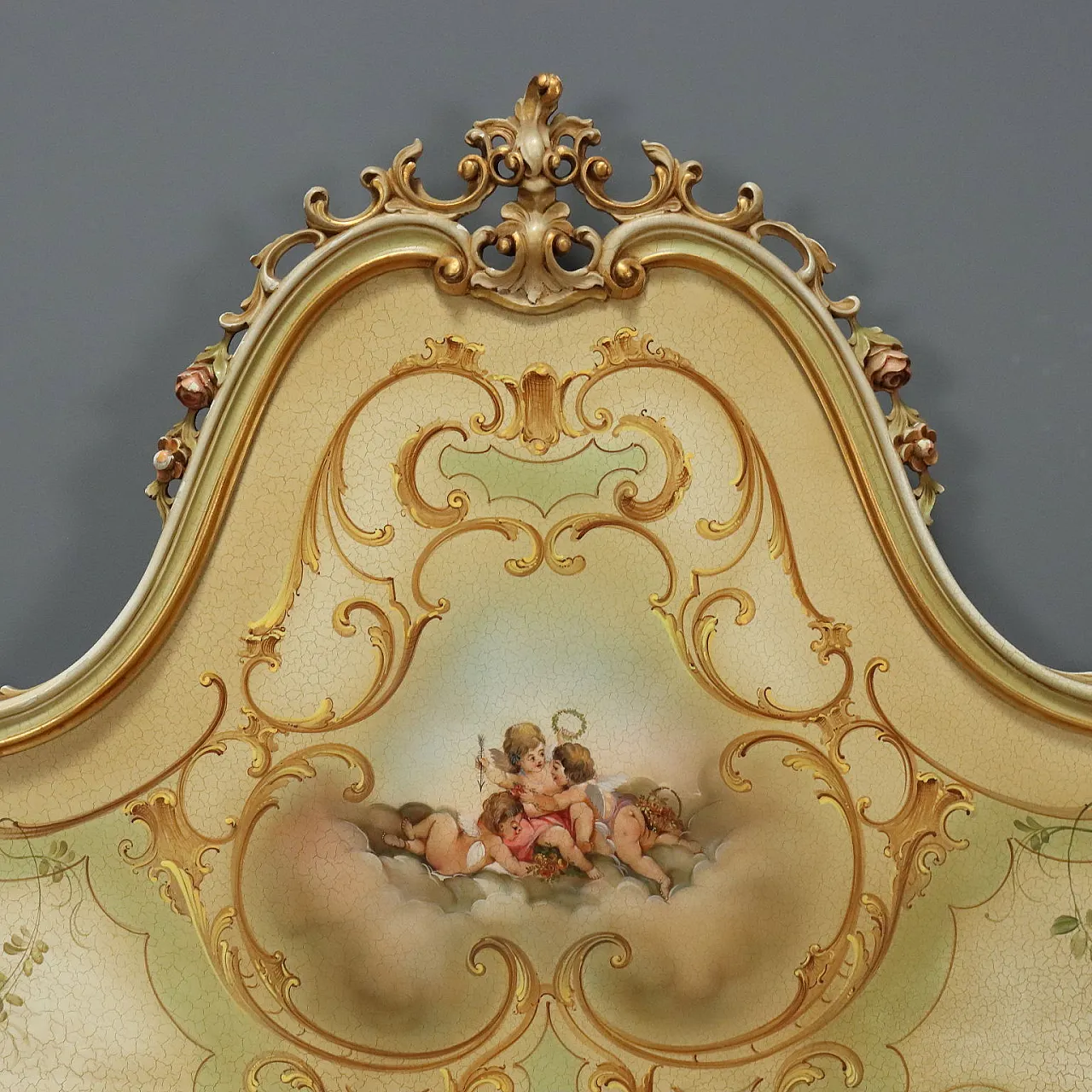 Letto matrimoniale in stile tardo barocco, '900 5