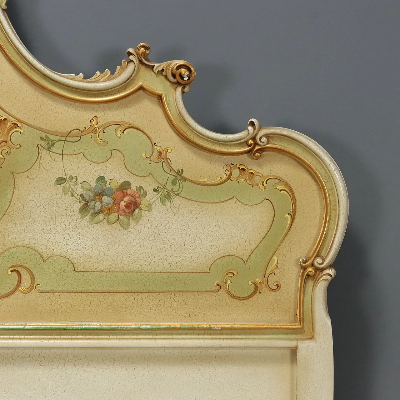 Letto matrimoniale in stile tardo barocco, '900 6