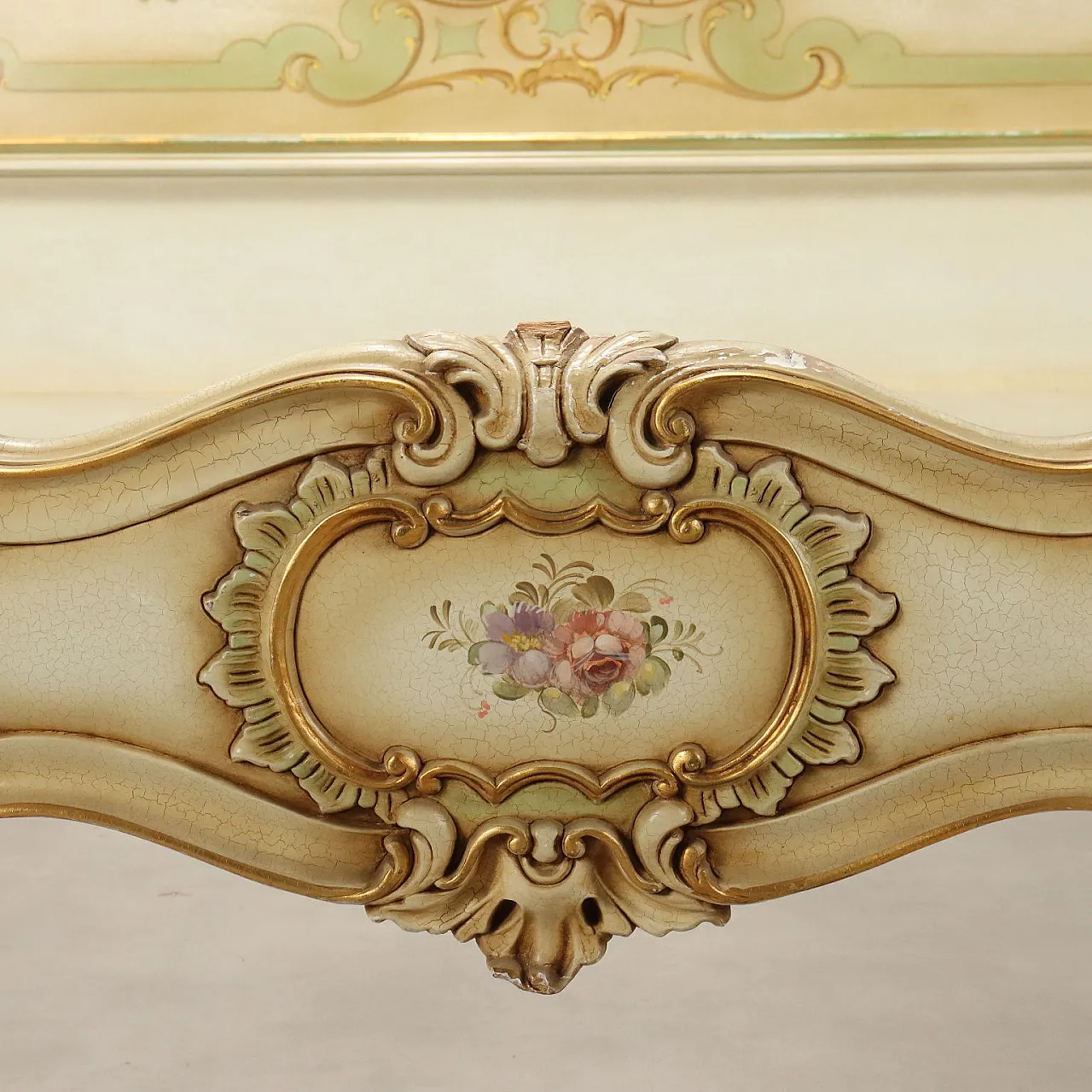 Letto matrimoniale in stile tardo barocco, '900 8