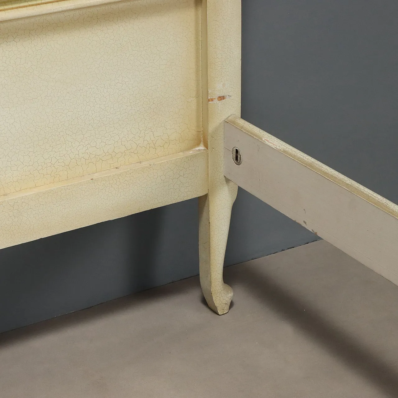 Letto matrimoniale in stile tardo barocco, '900 10