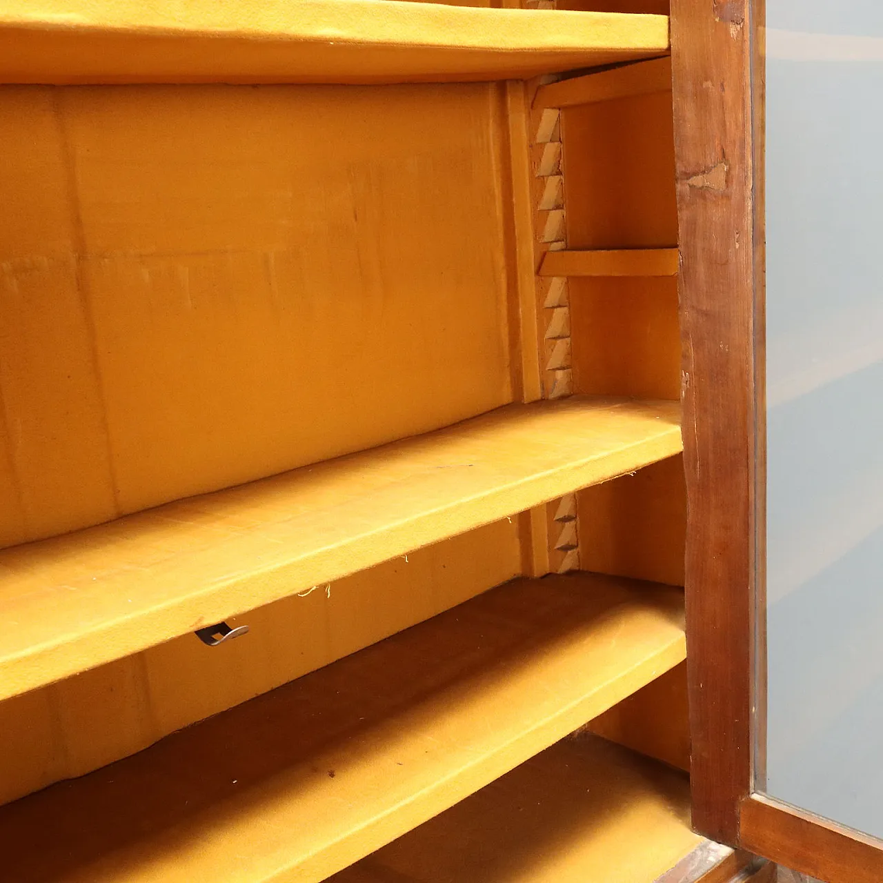 Credenza in noce e vetro, metà '800 5