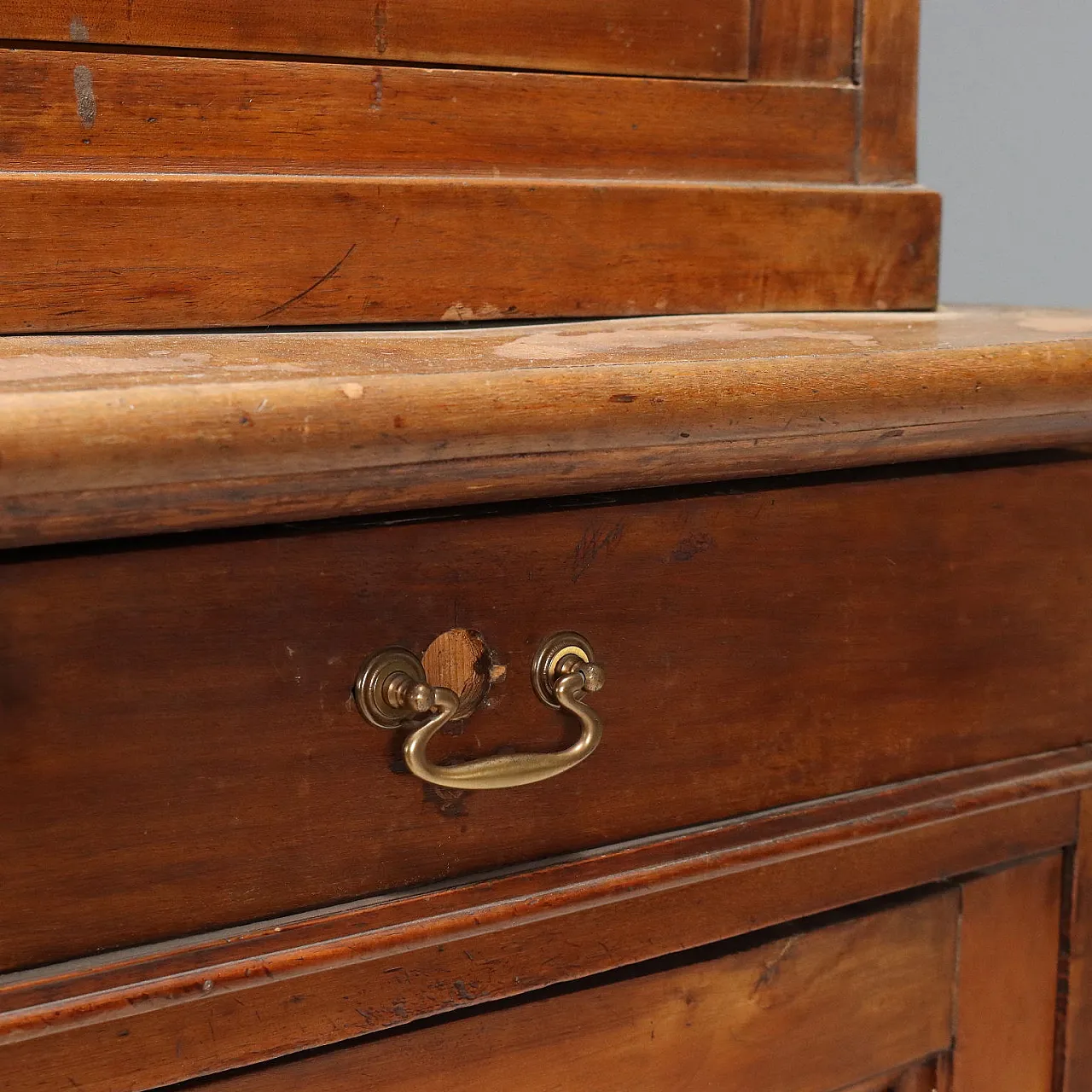 Credenza in noce e vetro, metà '800 7