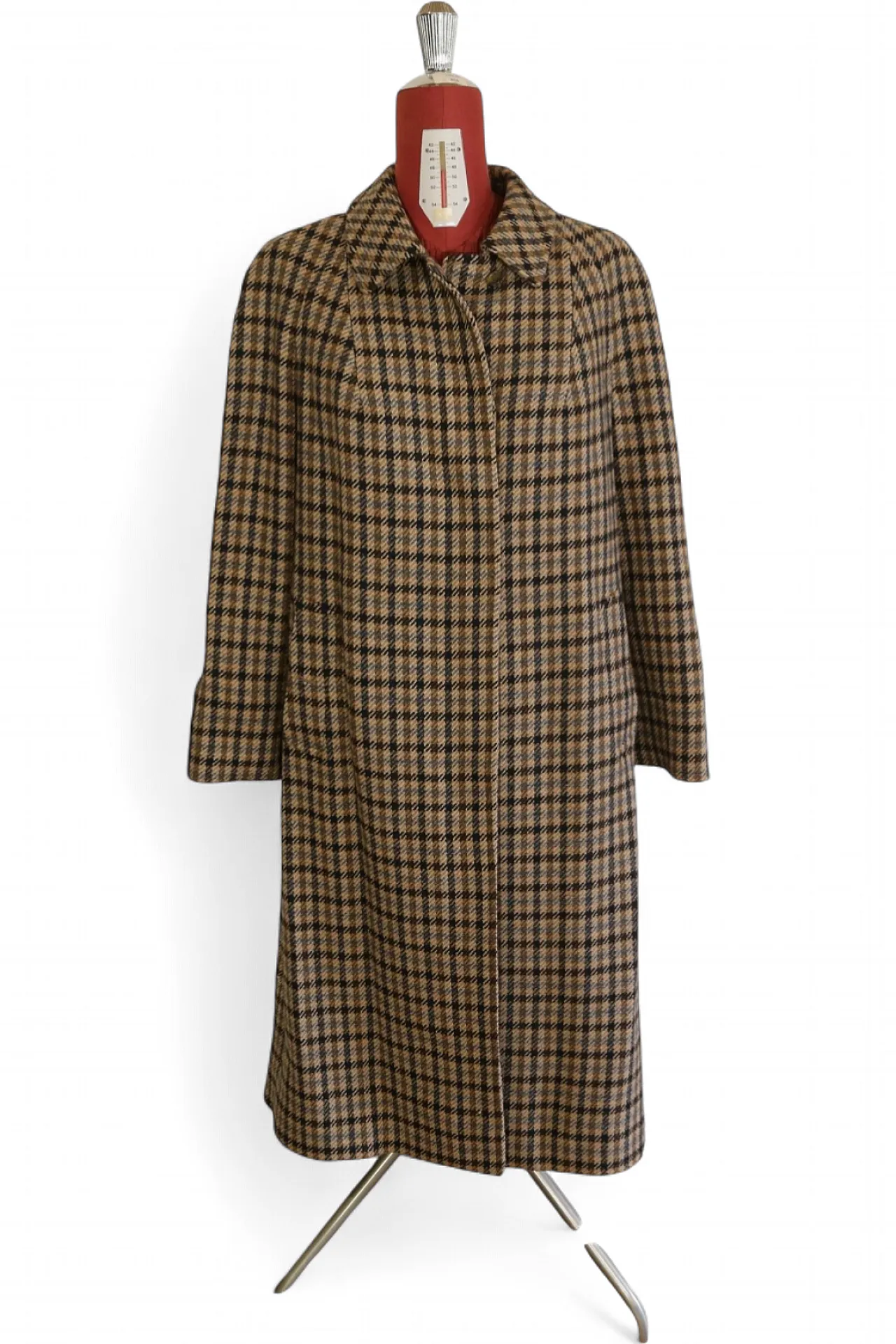 Cappotto Burberry's donna lana Scottish Saxon, anni '90 29