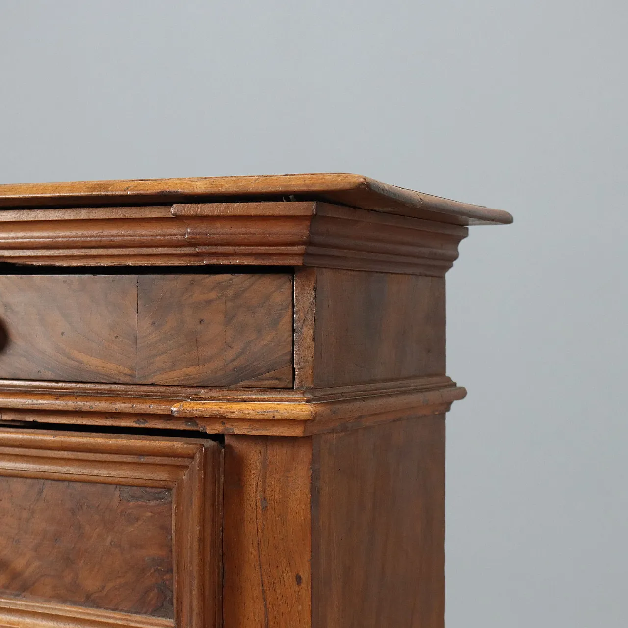 Inginocchiatoio barocco in noce, primo '700 4