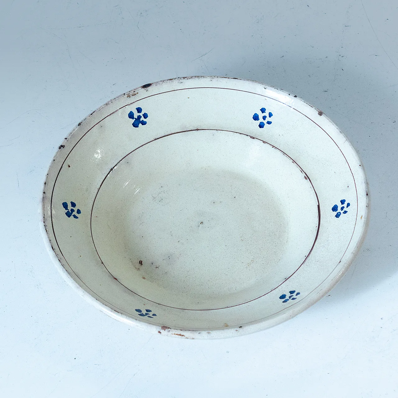 3 ceramic plates, 1900 8