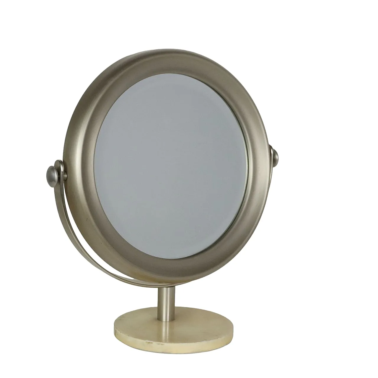 Marble and metal table mirror, 1960s 1