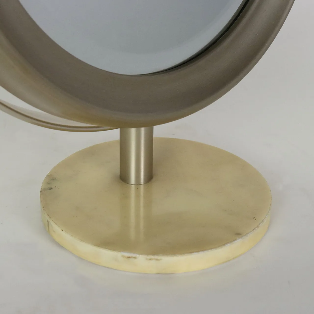 Marble and metal table mirror, 1960s 5