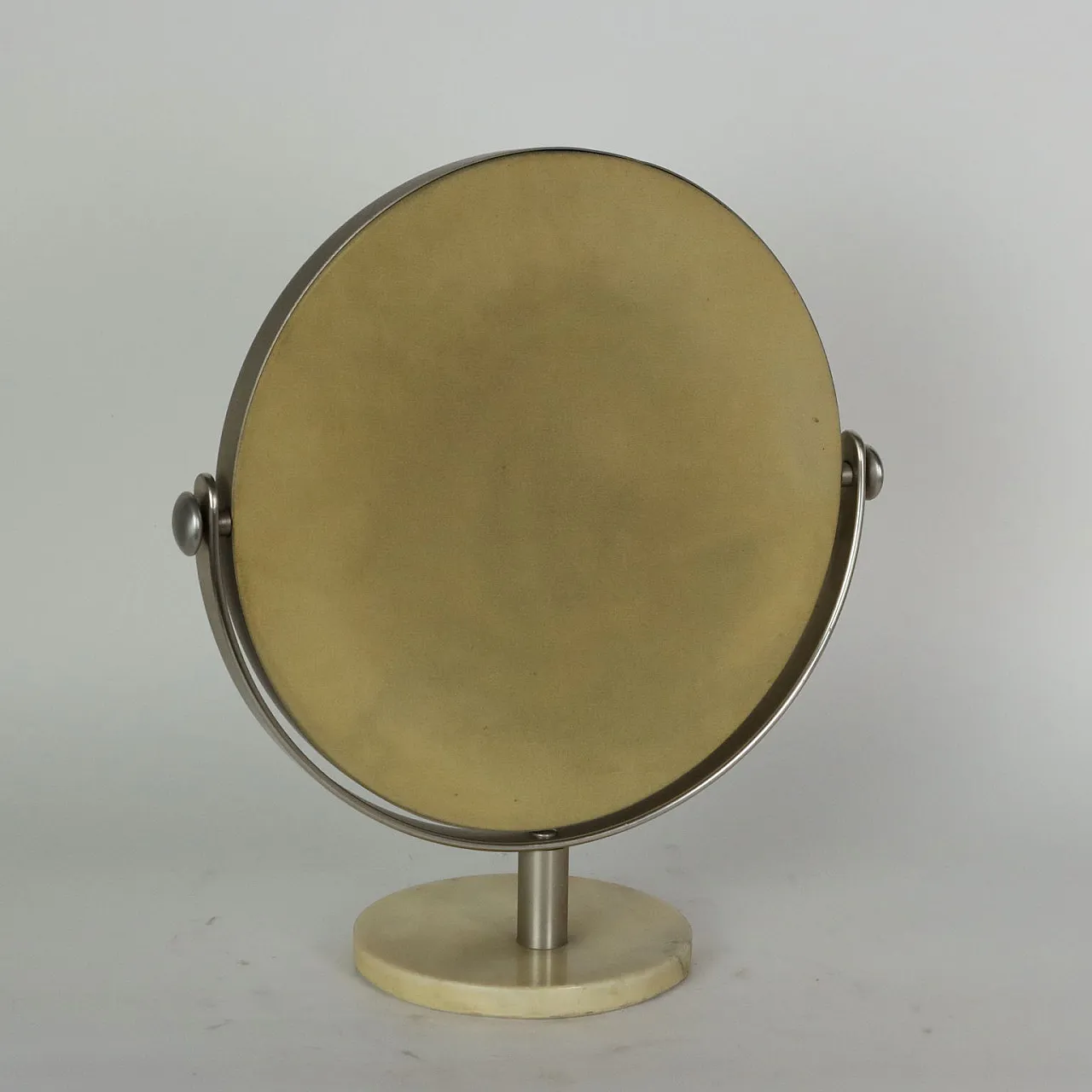 Marble and metal table mirror, 1960s 6