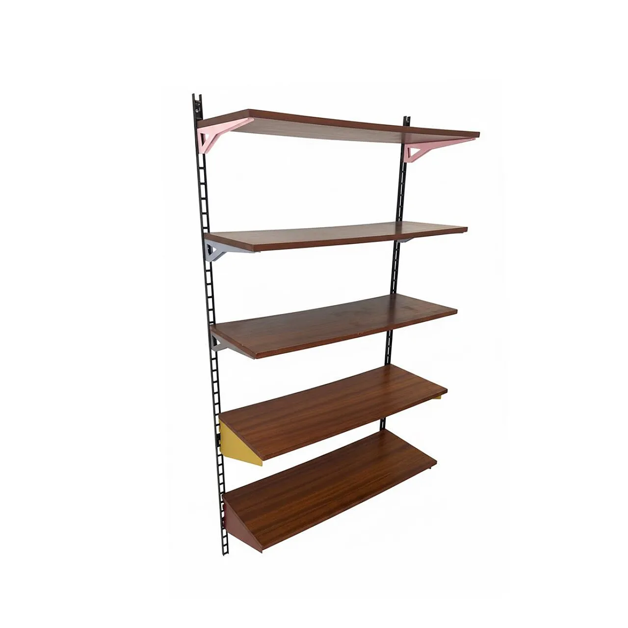 Walnut bookcase, 1960s 1
