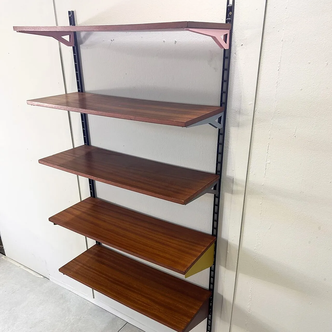 Walnut bookcase, 1960s 7