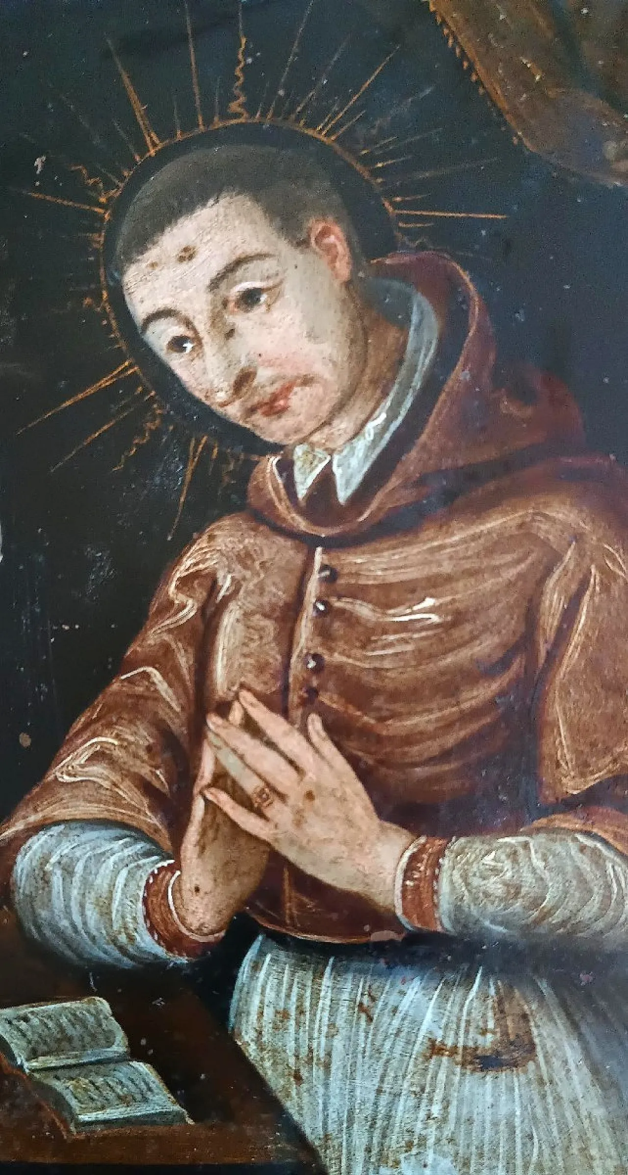 San Carlo Borromeo, dipinto su rame, '600 5