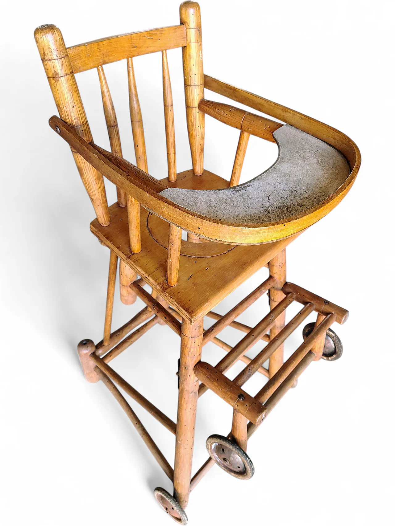 Seggiolone sedia pieghevole epoca, primi '900 17