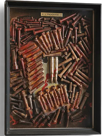 Untitled Material Composition by Leo Padovani , 90s