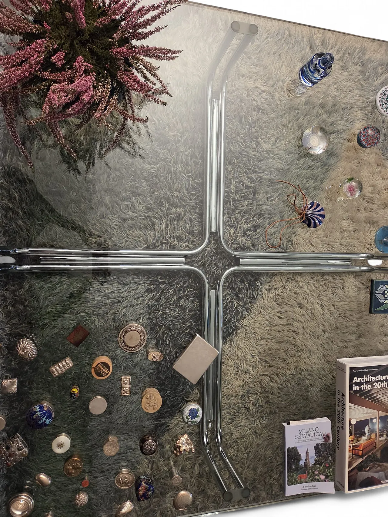 Tavolo Frattini per Cassina 784 Dalles, anni '70 8