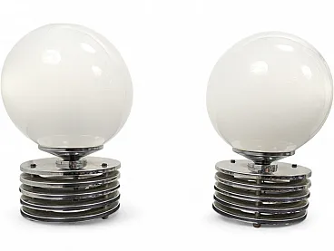 Pair of space age table lamps, 1970s