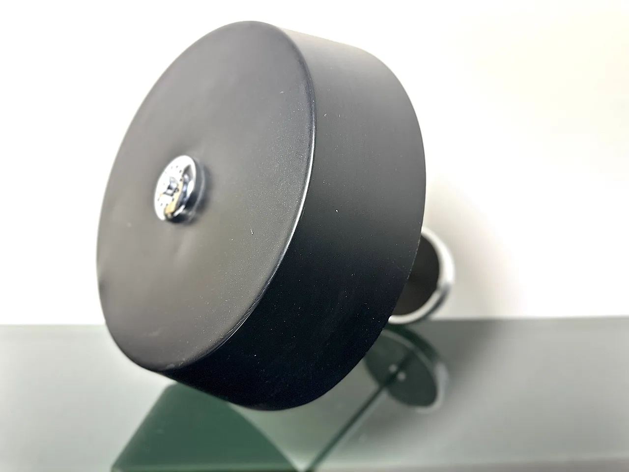 Chromed metal table lamp,70s 6