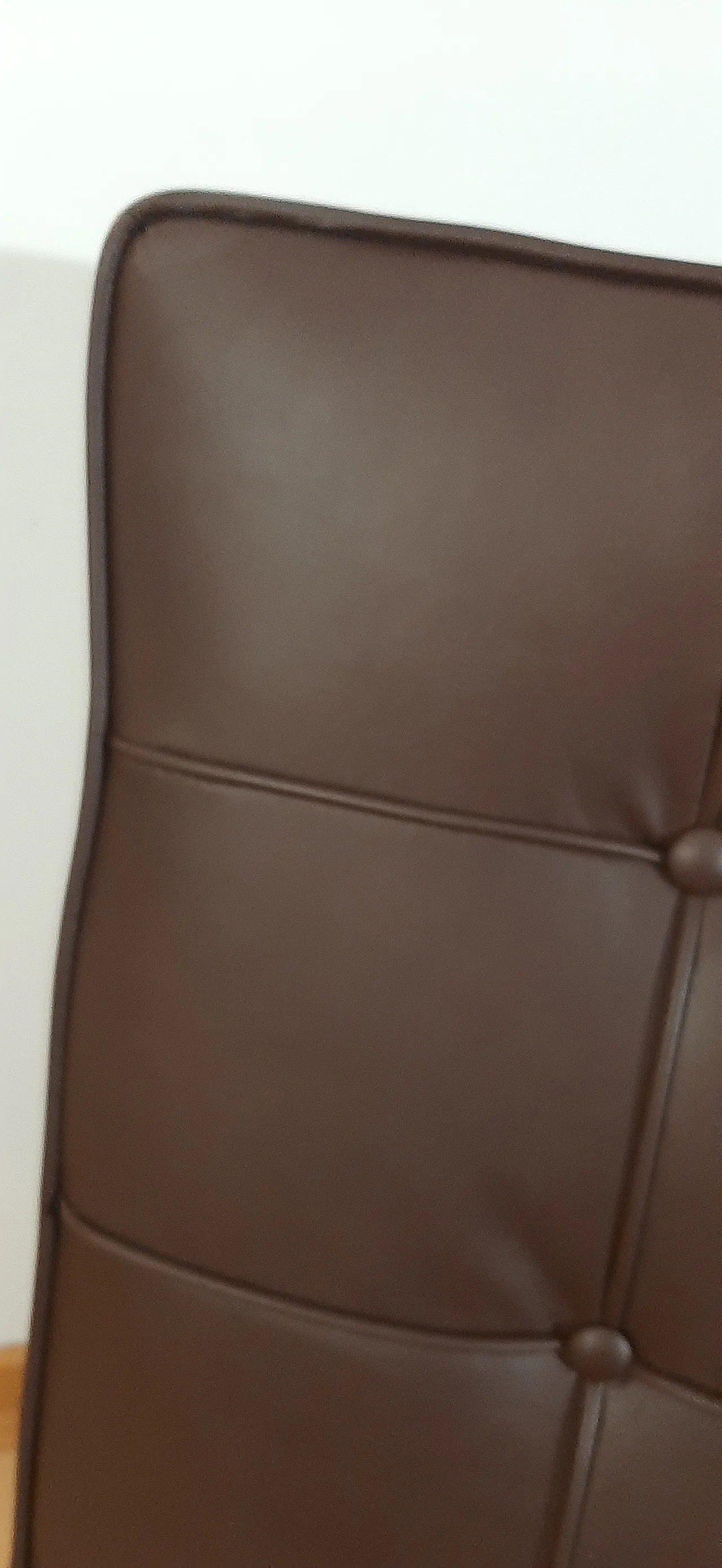 Poltrona Barcelona Relax di Knoll in pelle Venezia Brown, anni 2000 15