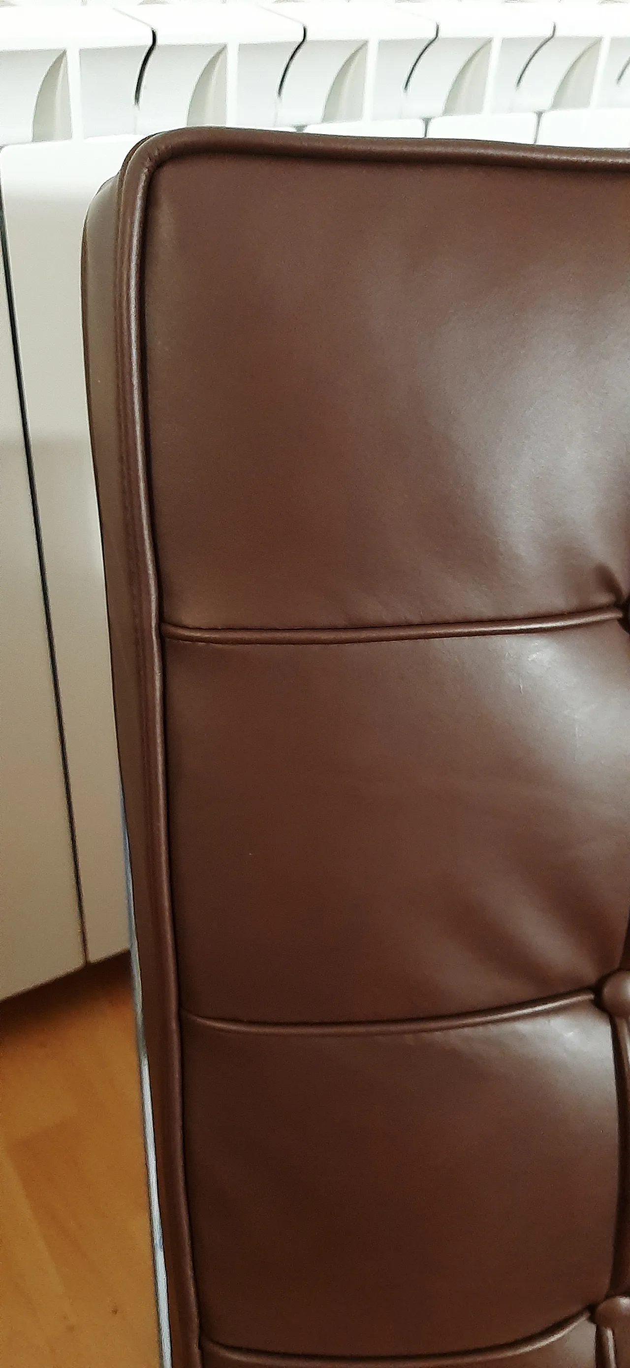 Poltrona Barcelona Relax di Knoll in pelle Venezia Brown, anni 2000 25