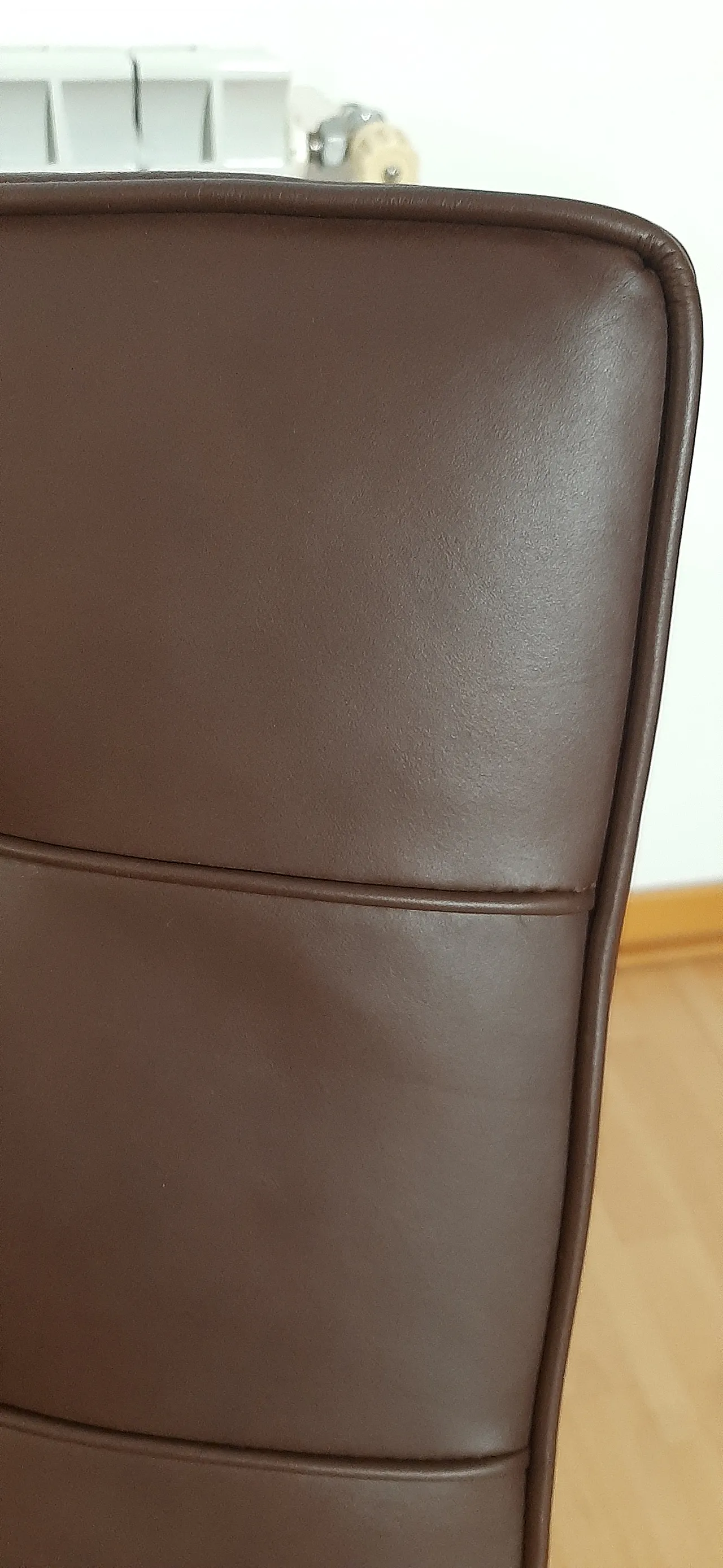 Poltrona Barcelona Relax di Knoll in pelle Venezia Brown, anni 2000 26