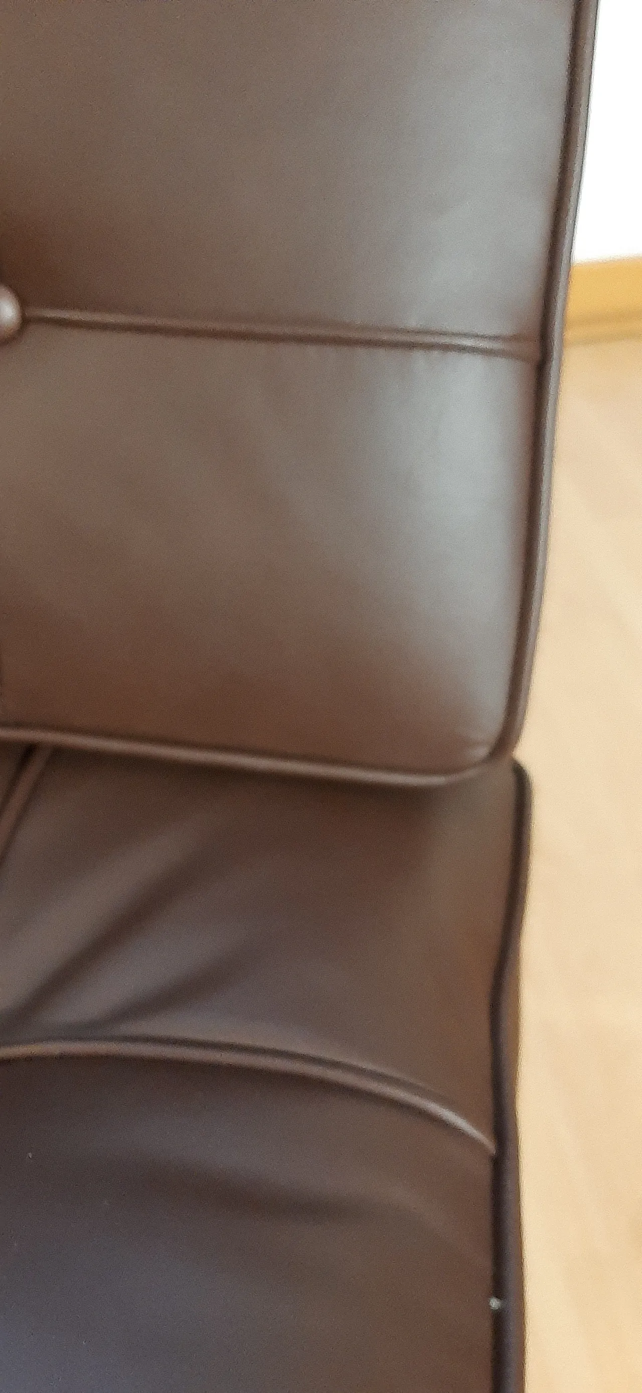 Poltrona Barcelona Relax di Knoll in pelle Venezia Brown, anni 2000 27