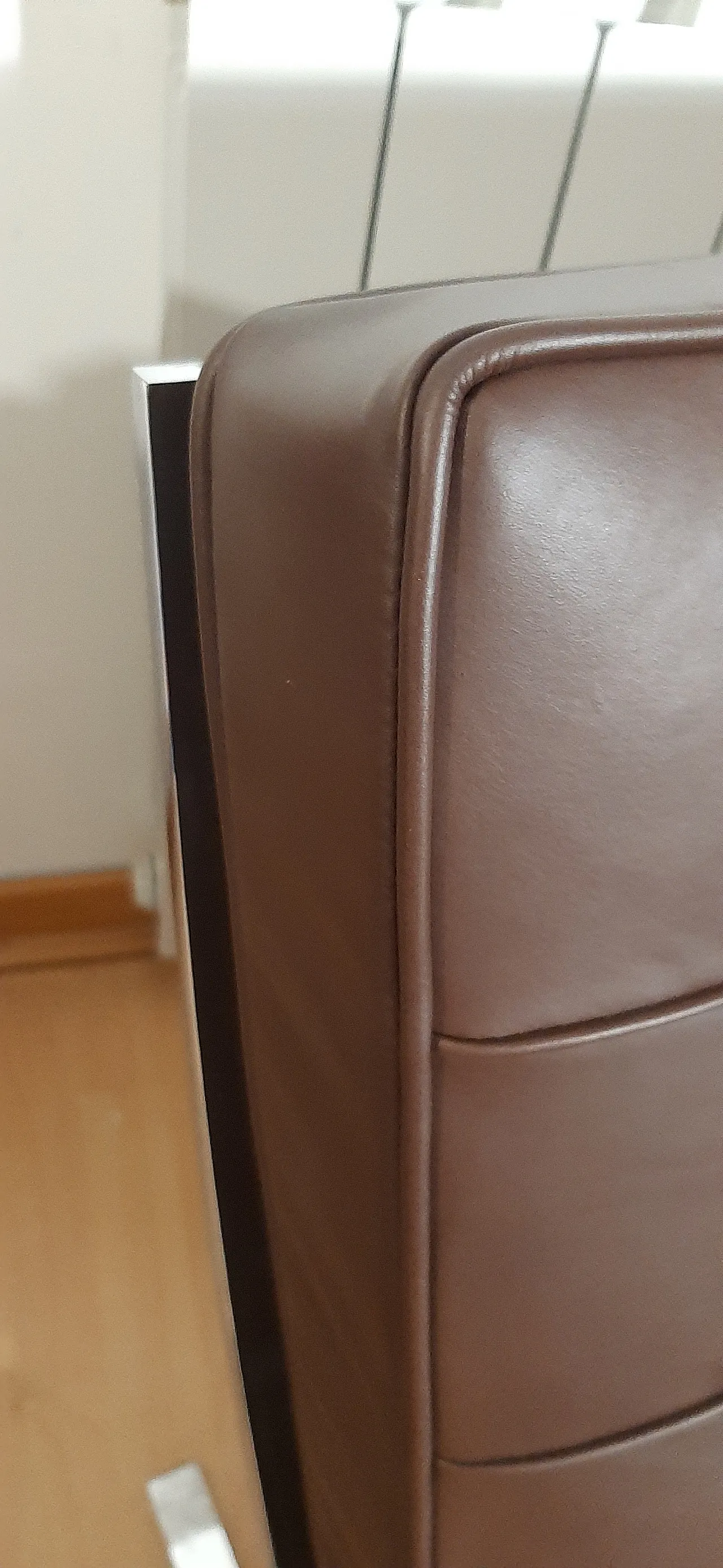 Poltrona Barcelona Relax di Knoll in pelle Venezia Brown, anni 2000 65