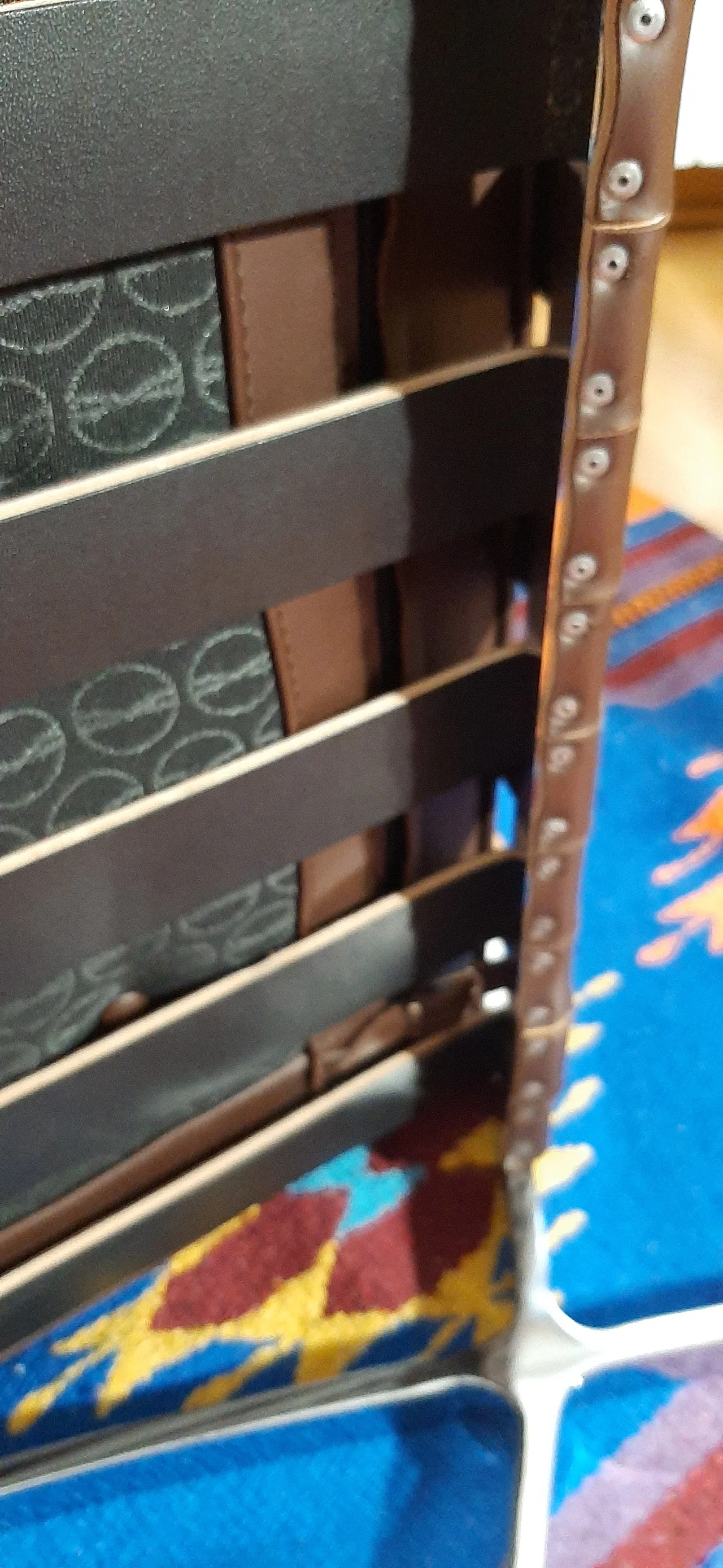 Poltrona Barcelona Relax di Knoll in pelle Venezia Brown, anni 2000 111