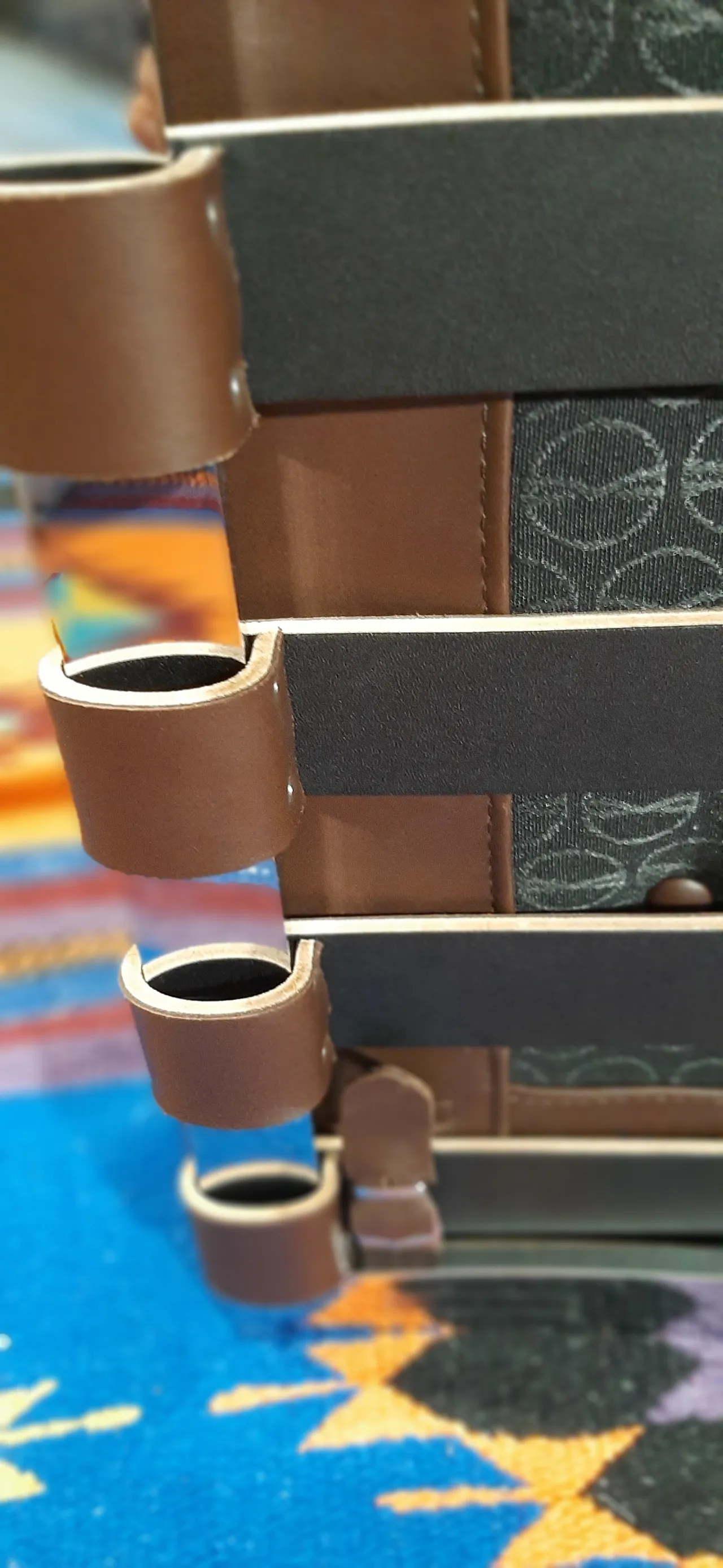 Poltrona Barcelona Relax di Knoll in pelle Venezia Brown, anni 2000 118