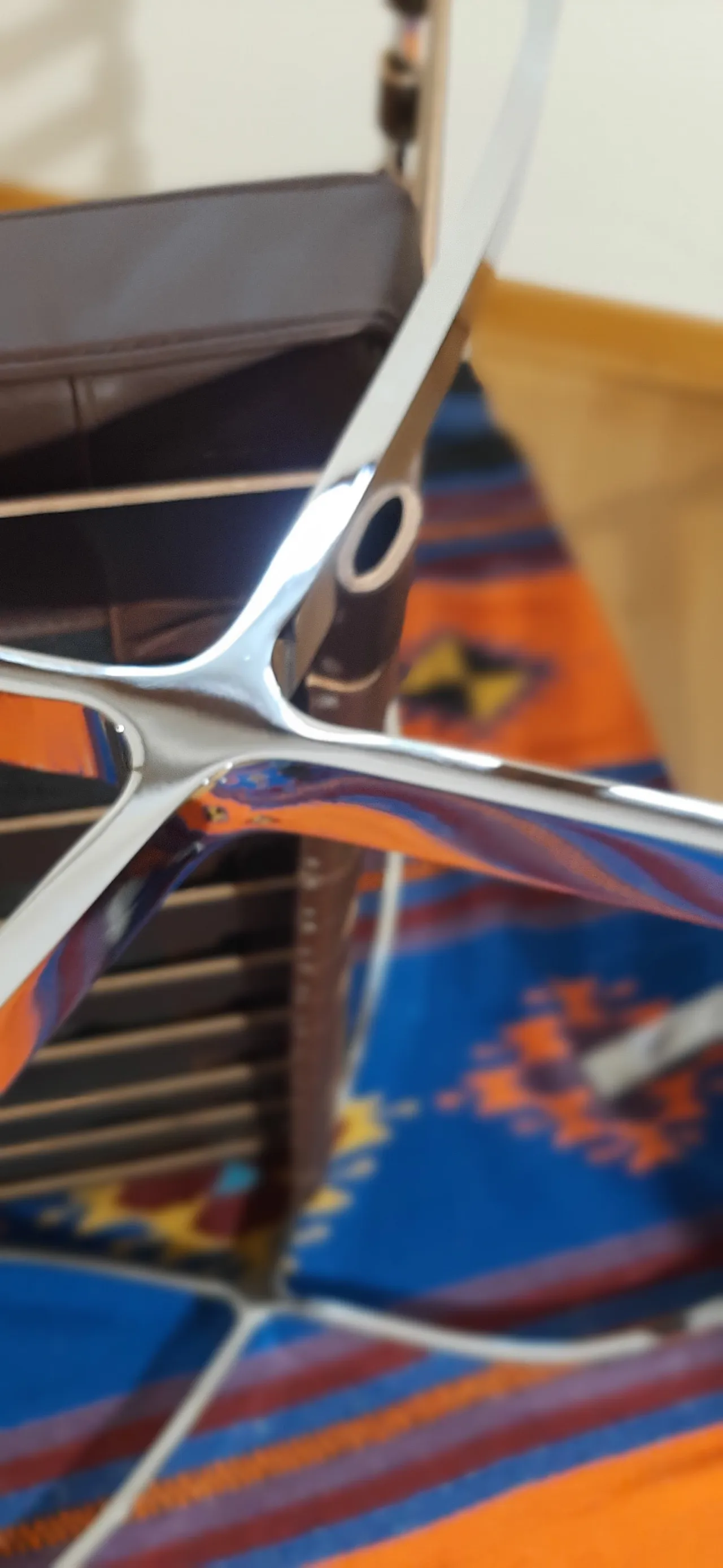 Poltrona Barcelona Relax di Knoll in pelle Venezia Brown, anni 2000 120