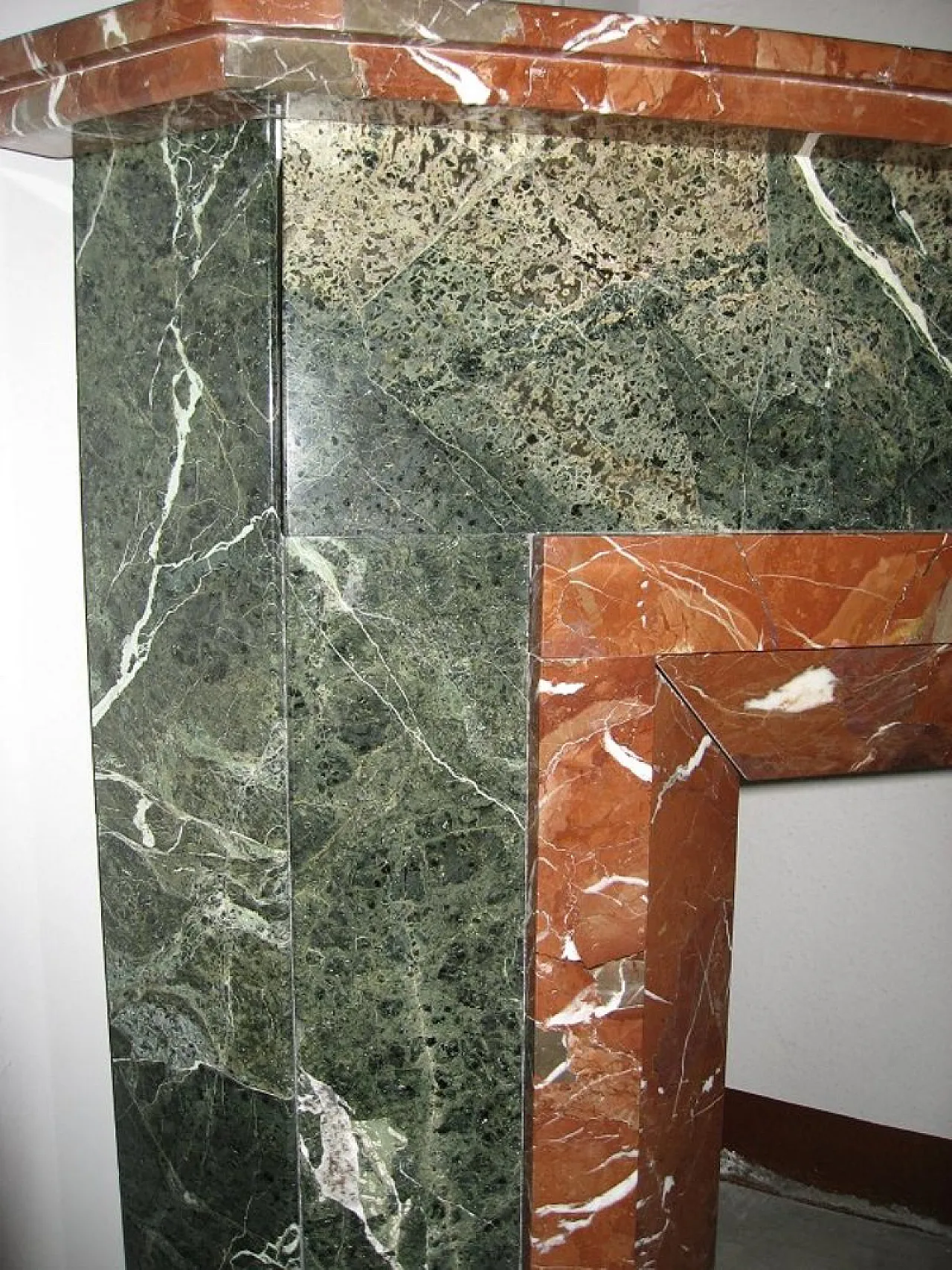 Camino in marmo ad angolo, anni '30 5