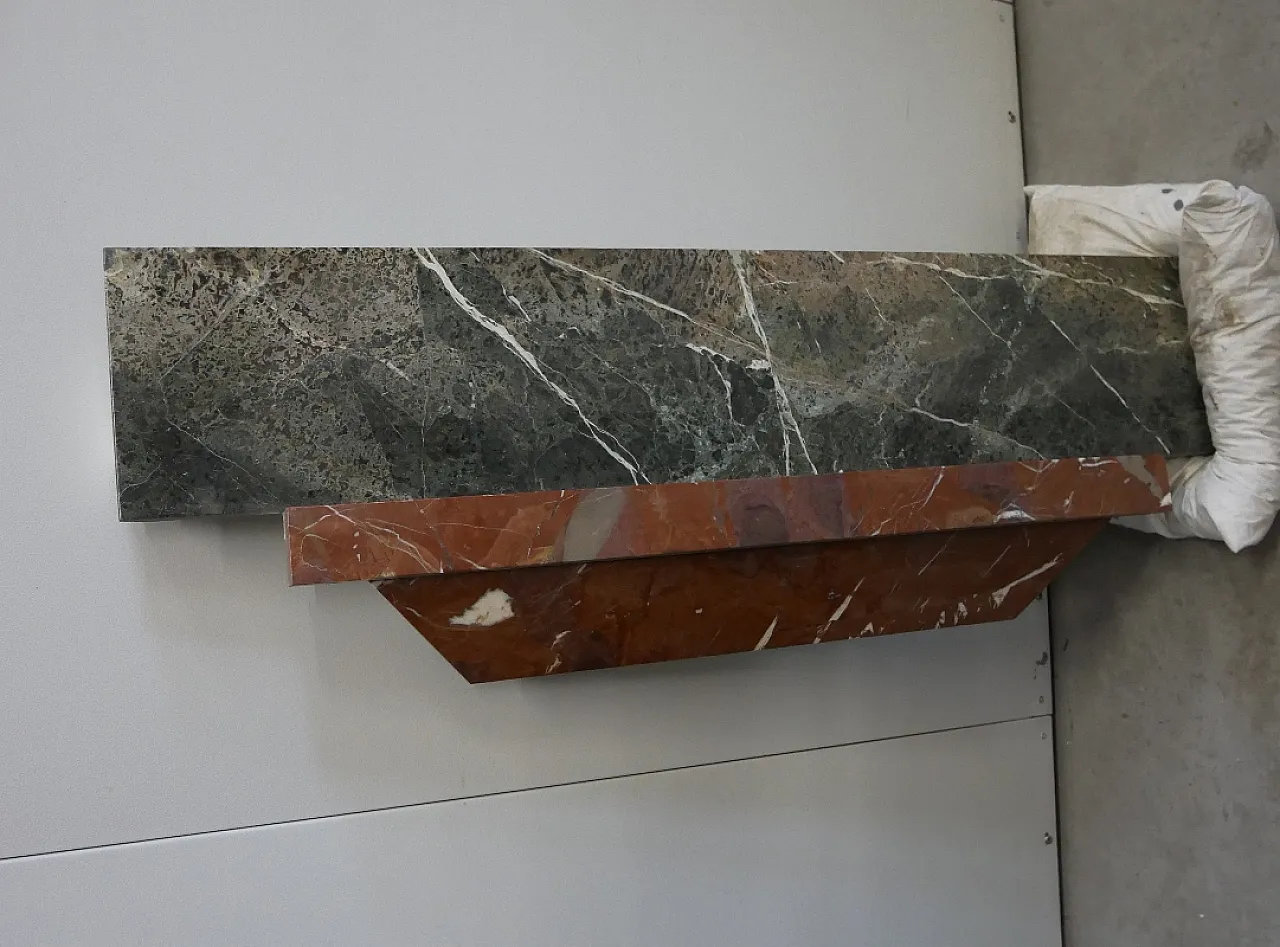 Camino in marmo ad angolo, anni '30 11