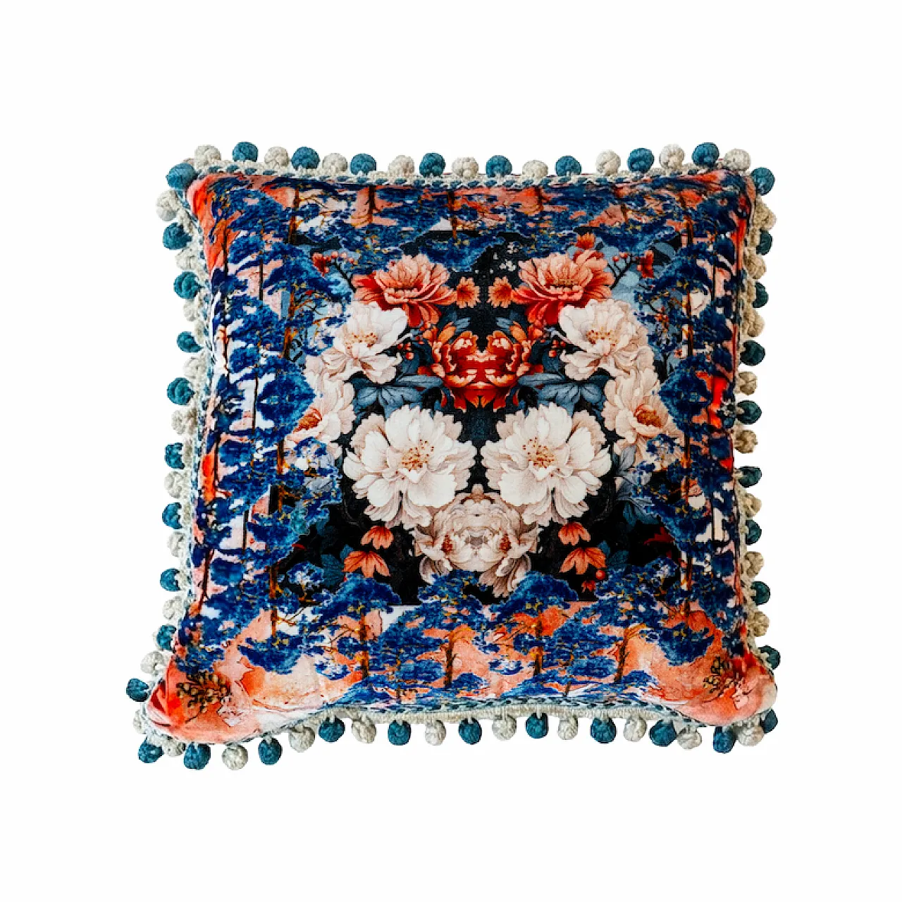 Cuscino floreale decorativo 1