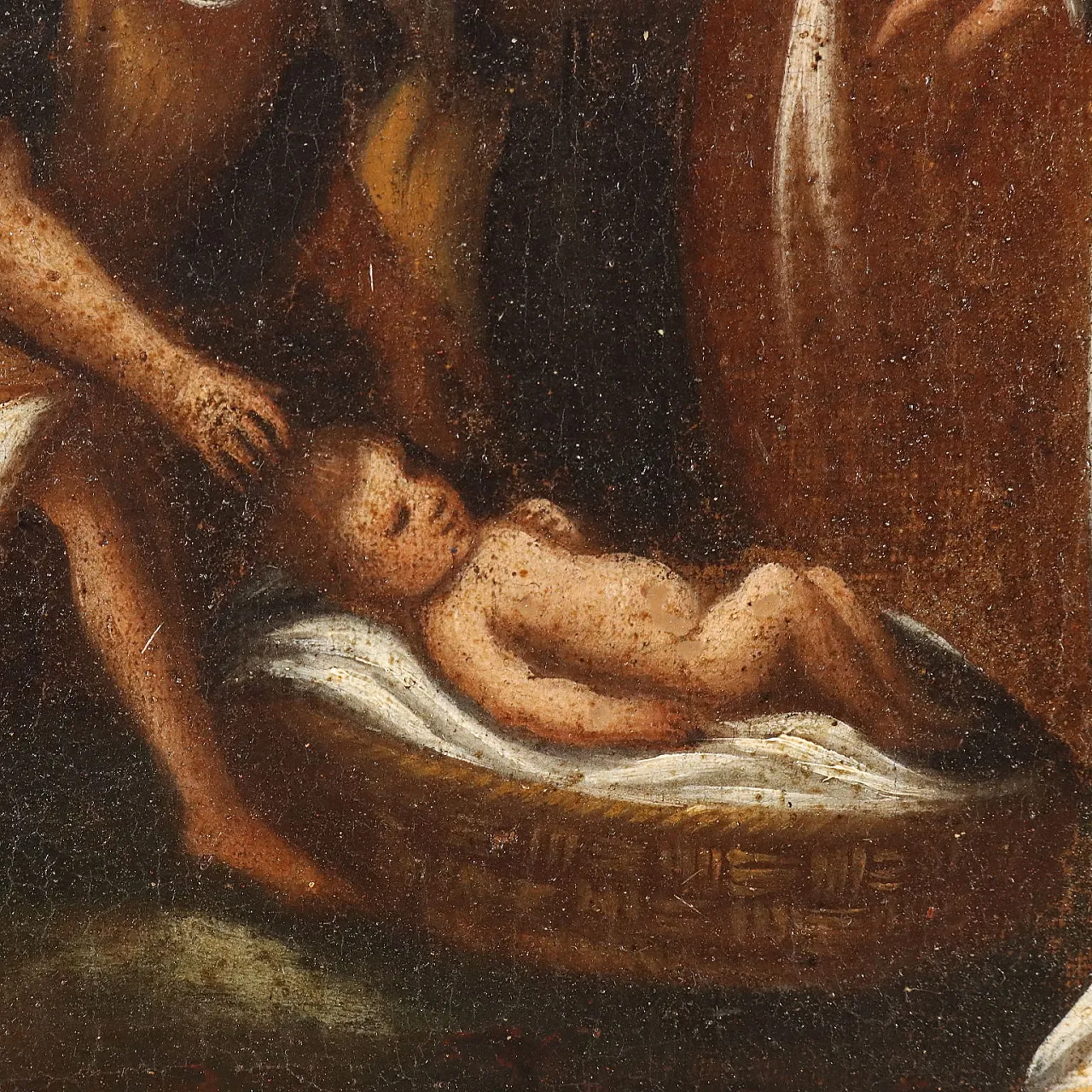 Scena biblica, dipinto ad olio su tela, '800 5