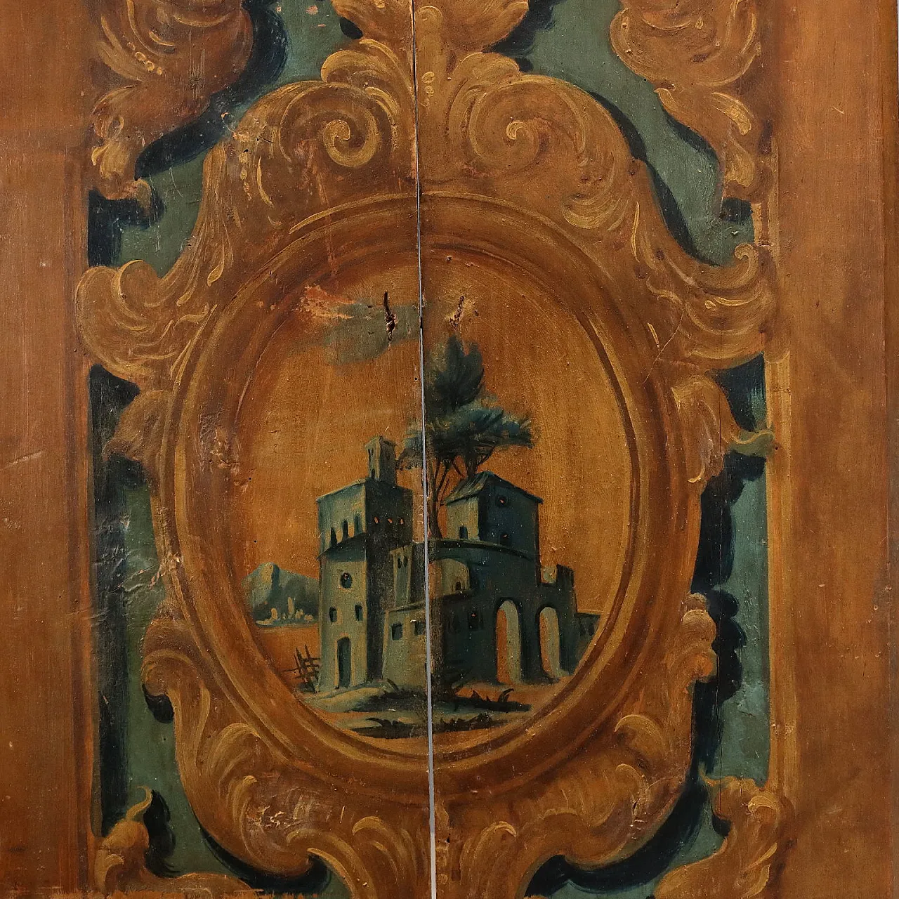 Coppia di porte in legno, primo '700 4