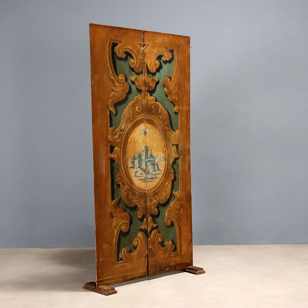 Coppia di porte in legno, primo '700 7