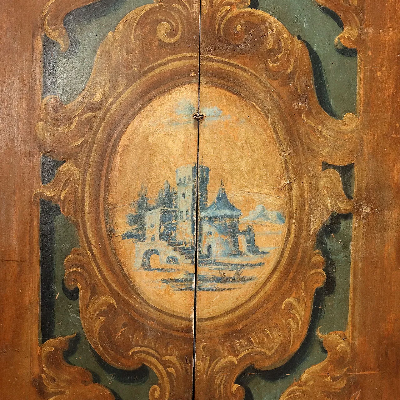 Coppia di porte in legno, primo '700 8