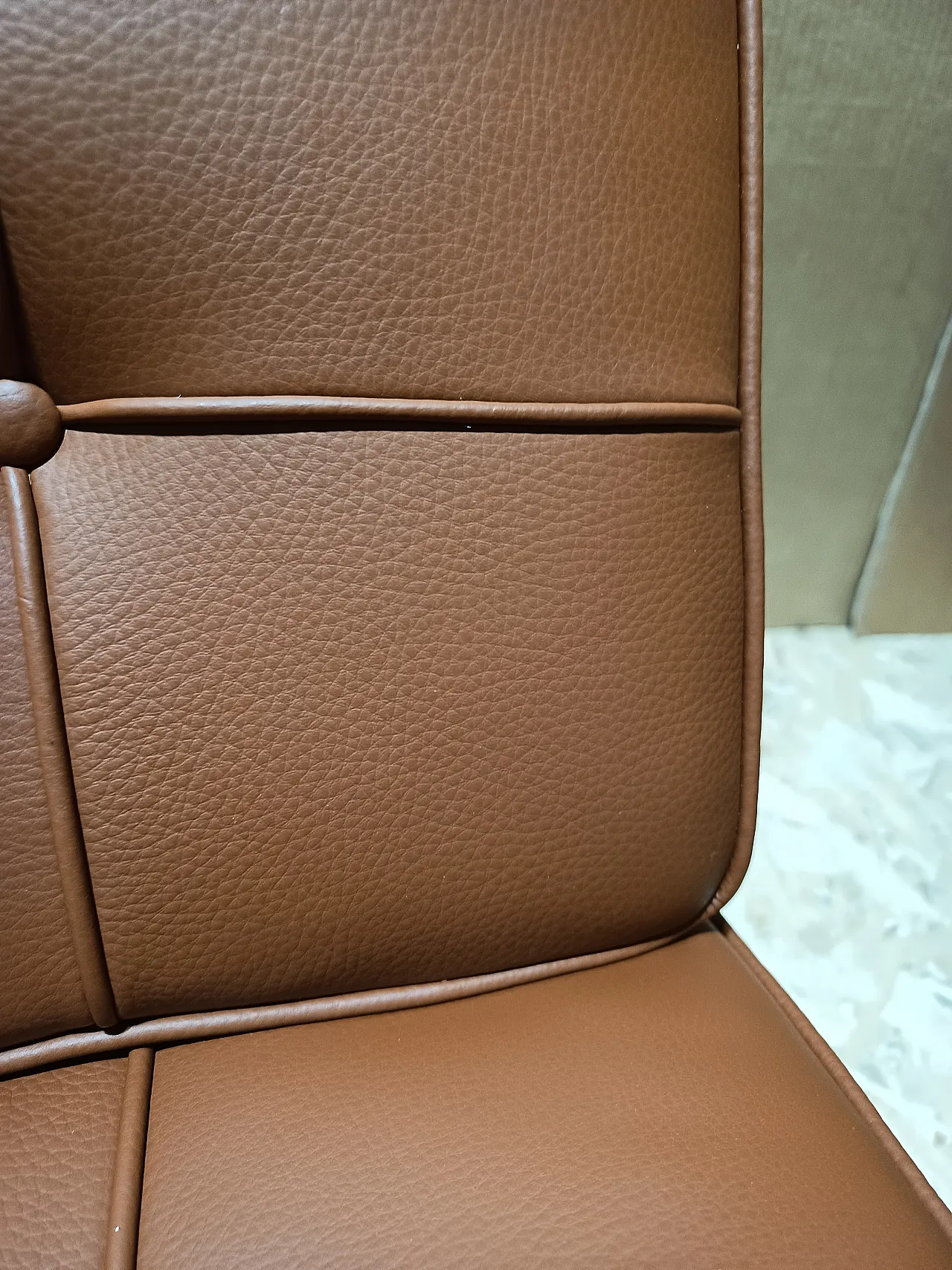 Poltrona Barcellona Relax di Knoll in pelle Volo Cognac, anni 2000 22