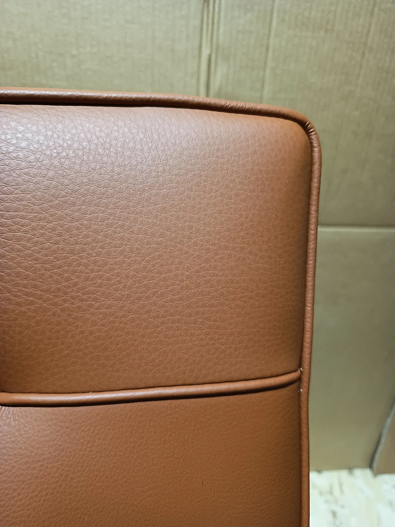 Poltrona Barcellona Relax di Knoll in pelle Volo Cognac, anni 2000 23