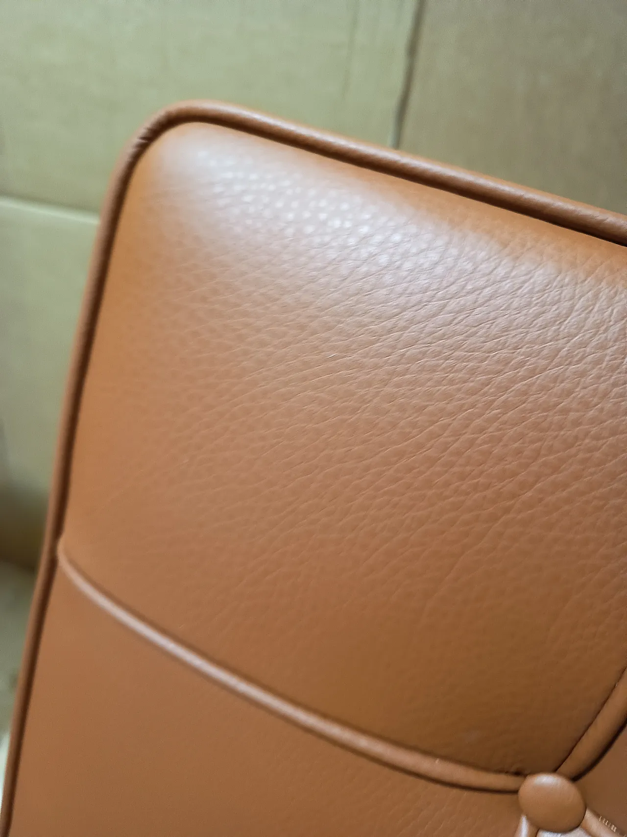 Poltrona Barcellona Relax di Knoll in pelle Volo Cognac, anni 2000 38