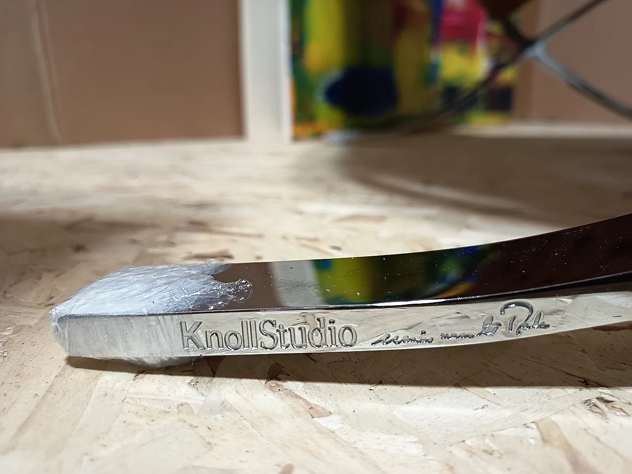 Poltrona Barcellona Relax di Knoll in pelle Volo Cognac, anni 2000 85