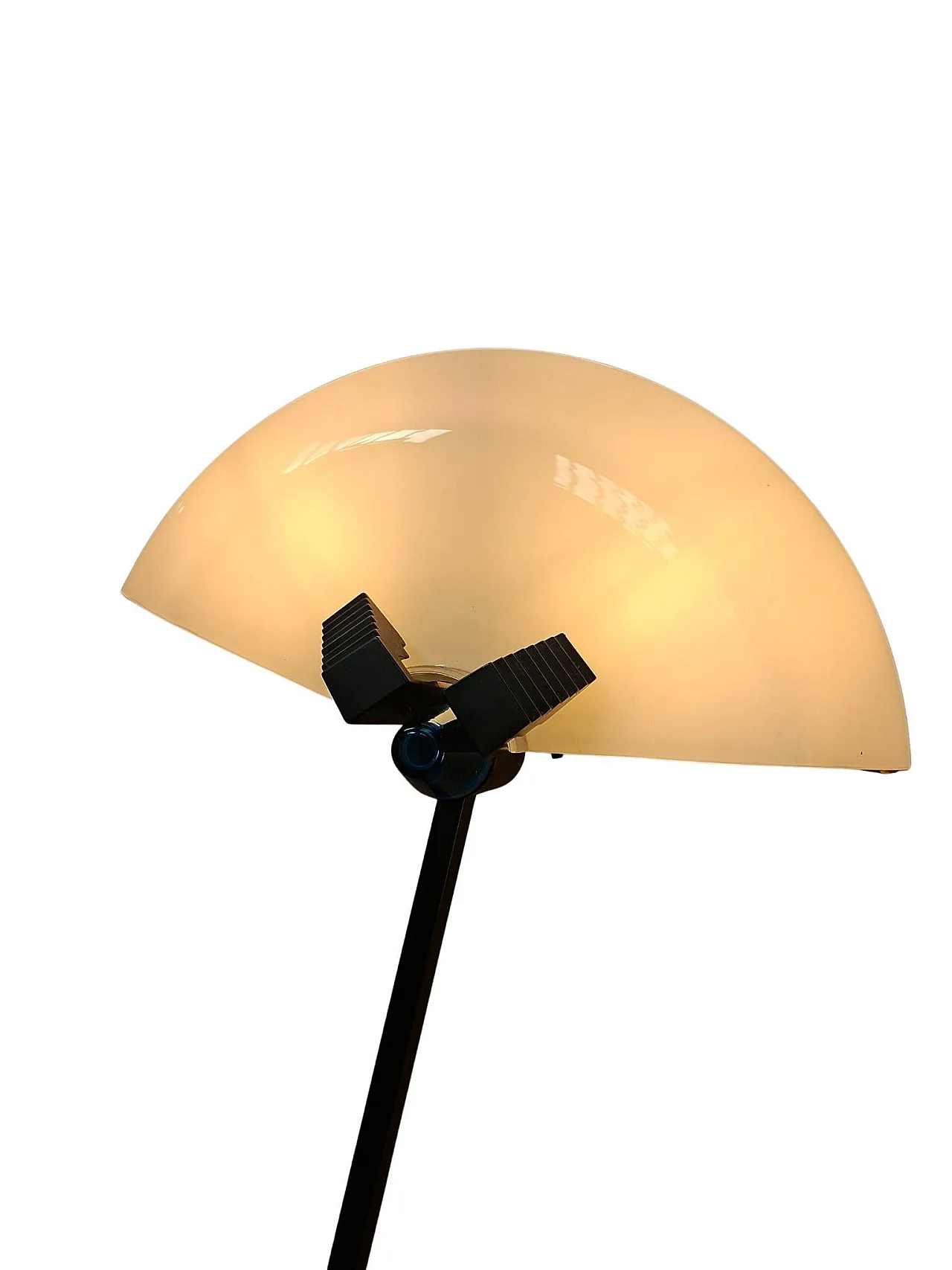 Industrial floor lamp in iron and Murano glass, late 20th century 3