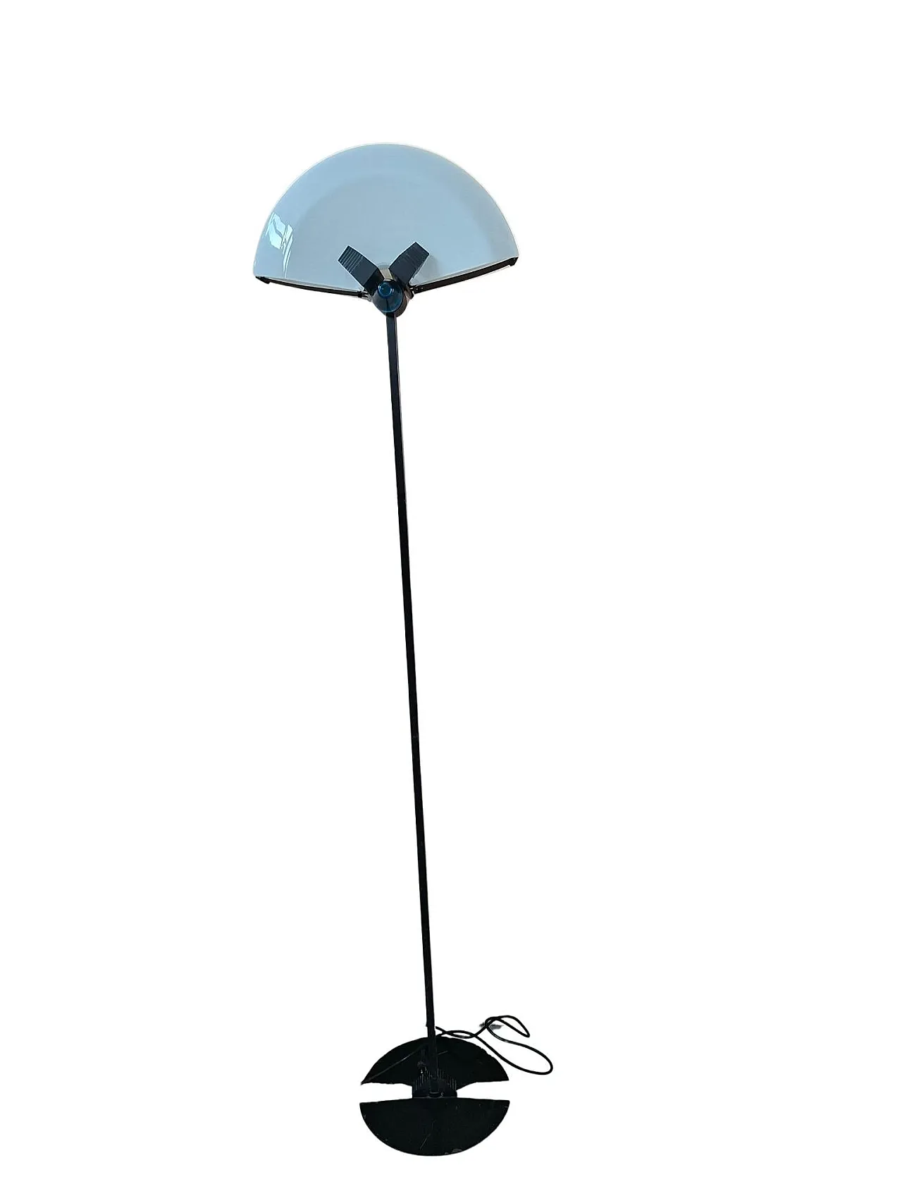 Industrial floor lamp in iron and Murano glass, late 20th century 12