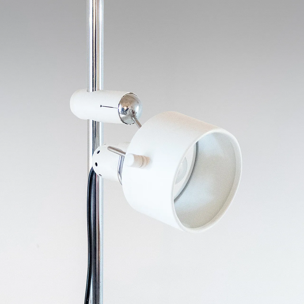 Chromed steel floor lamp by Martinelli Luce, 70s 11