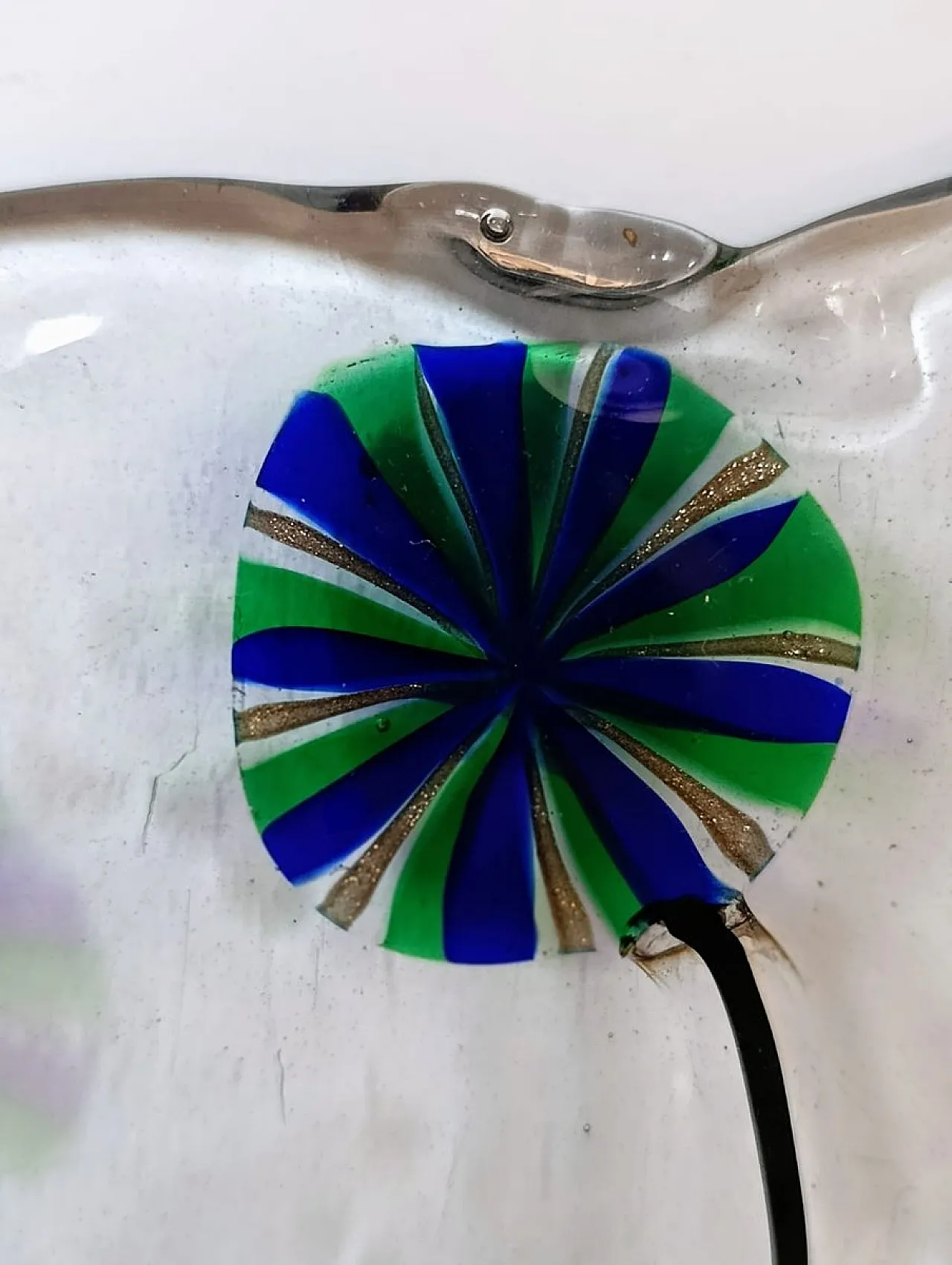 Targa di Murano attribuita a Ermanno Nason per Cenedese, anni '60 4