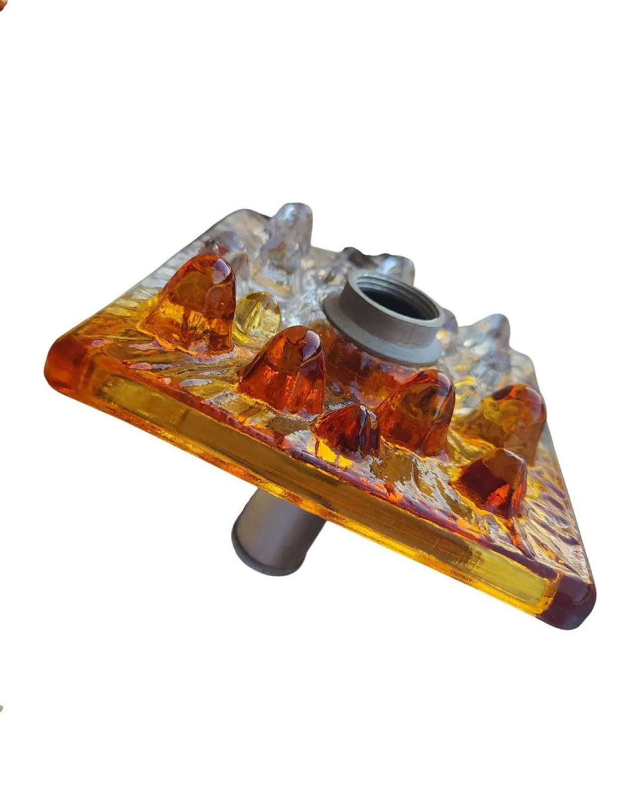 Pair of chandeliers by Toni Zuccheri for Mazzega, 1970 8