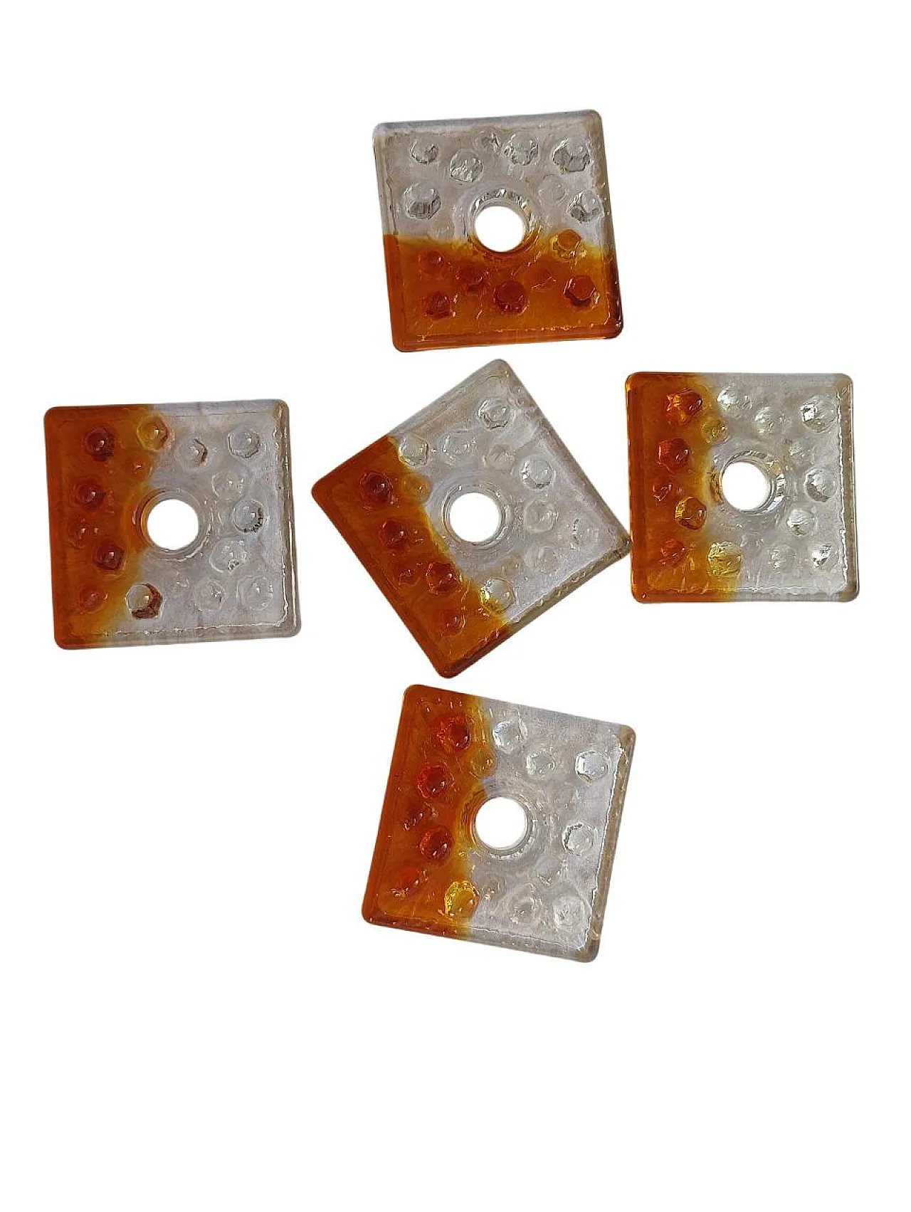 Pair of chandeliers by Toni Zuccheri for Mazzega, 1970 14