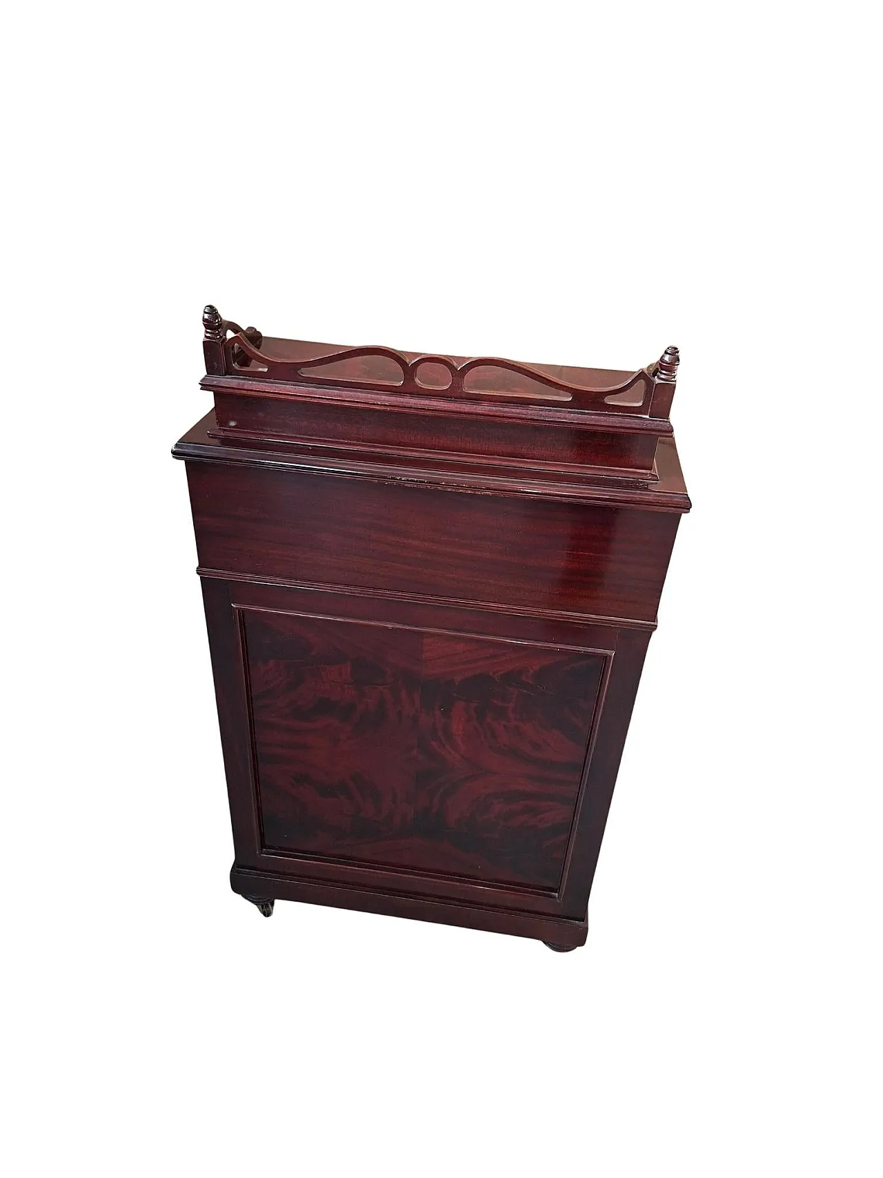 Davenport mahogany writing desk, 1980s 9