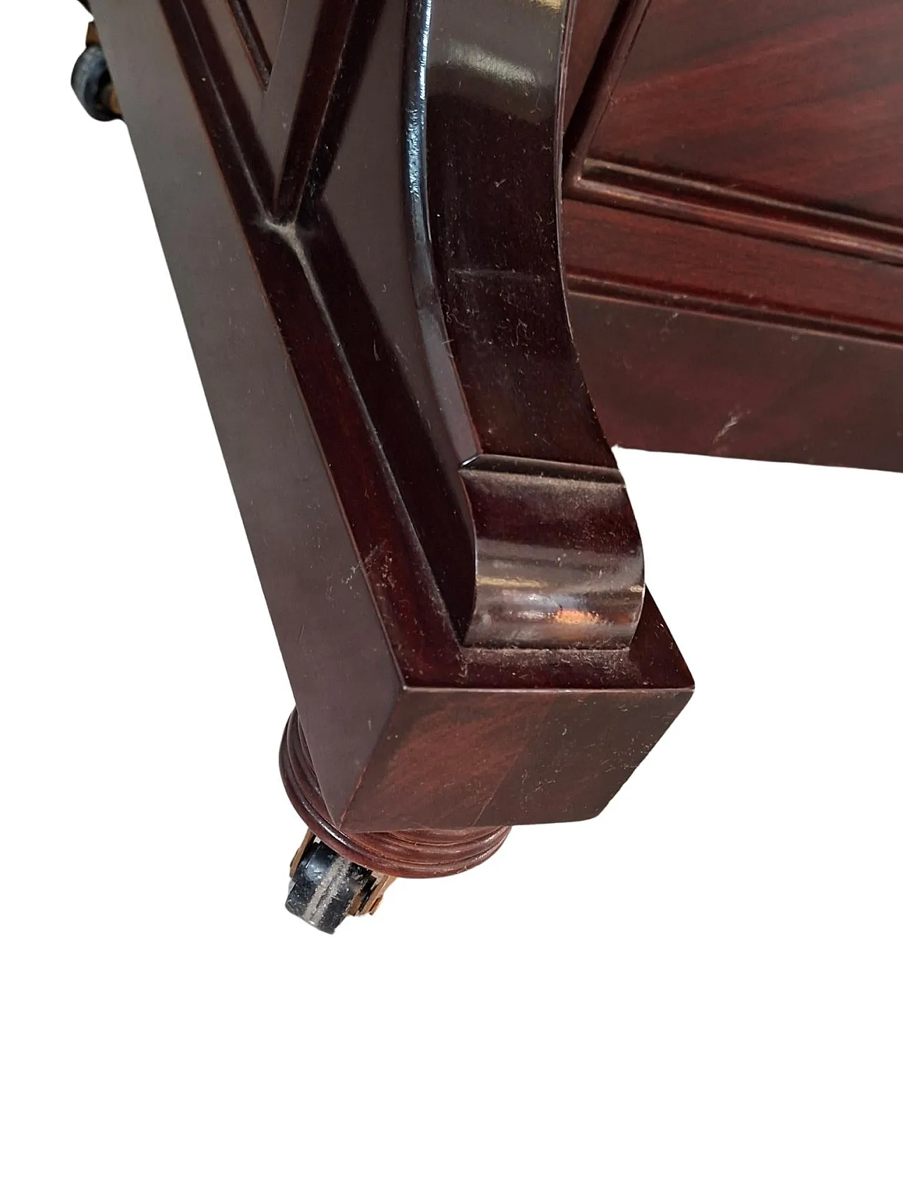 Davenport mahogany writing desk, 1980s 13